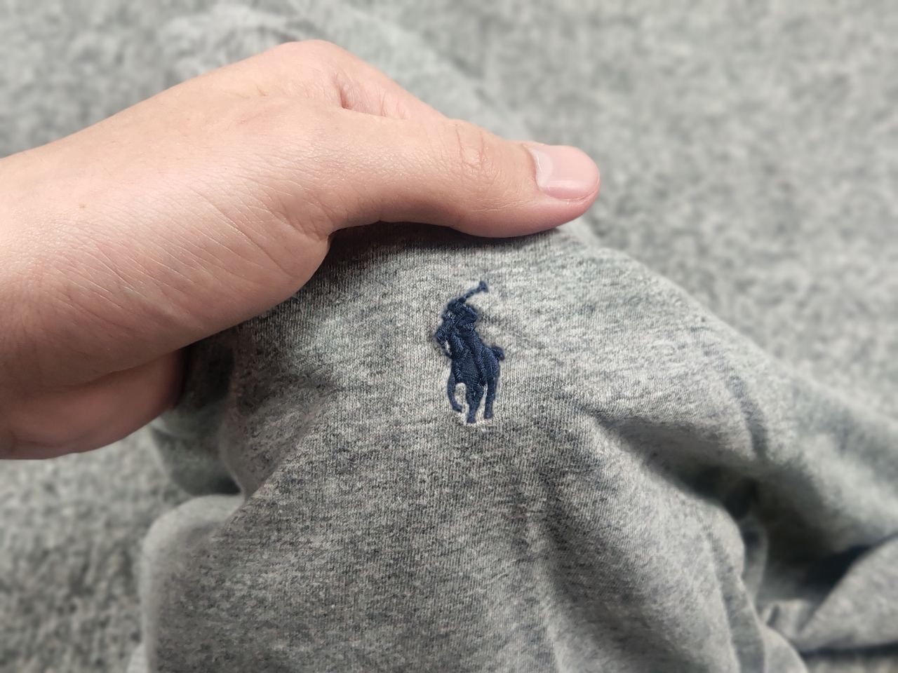 Polo Ralph Lauren Vintage Polo Ralph Lauren Light Gray Cotton Hoodie Y2K Style Size US M / EU 48-50 / 2 - 12 Thumbnail