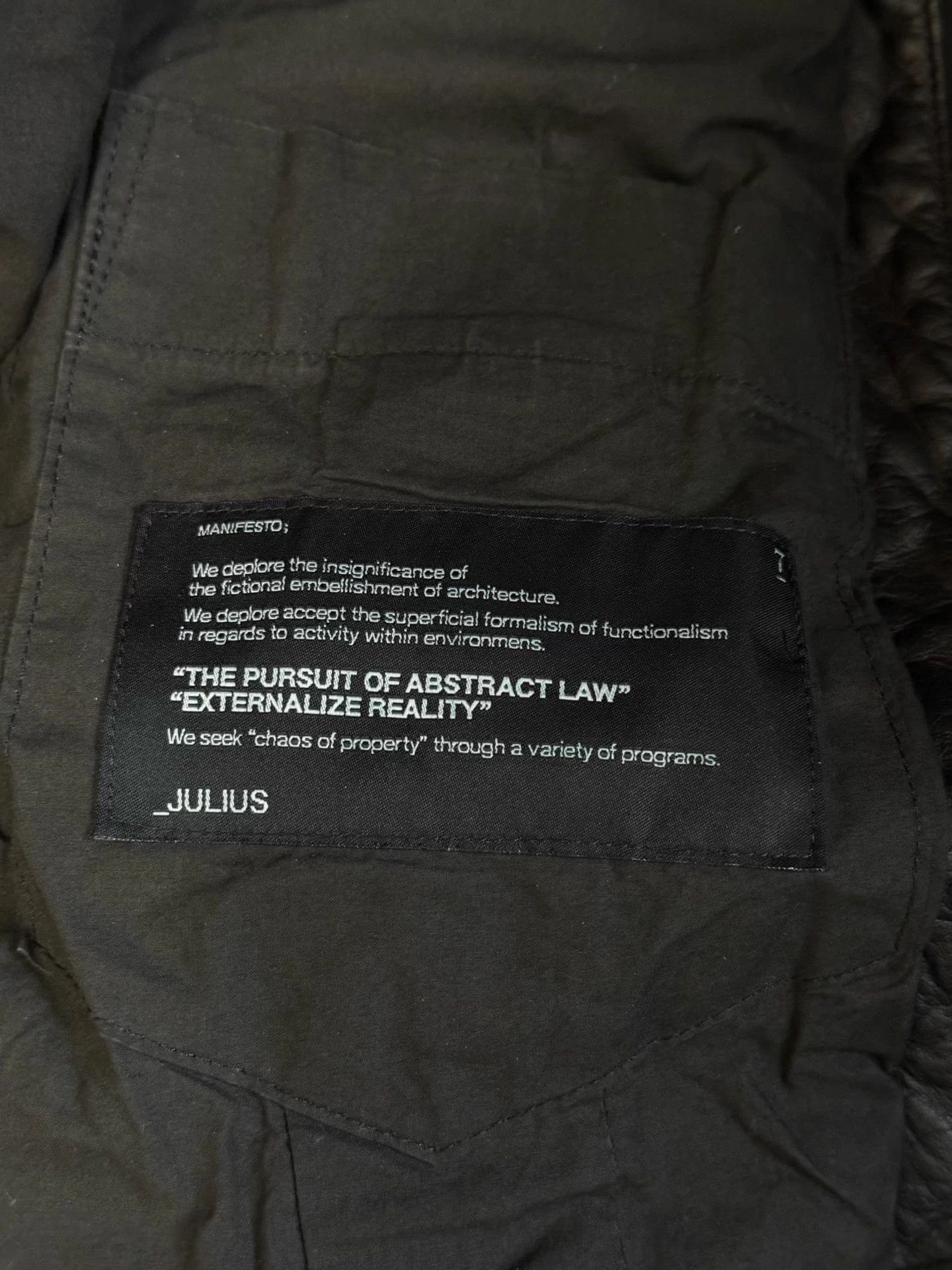 Julius Julius_7 08ss Dark Pioneer Leather Jacket Size US S / EU 44-46 / 1 - 8 Thumbnail
