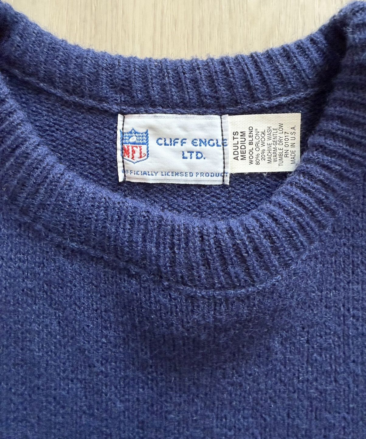 Vintage Vtg Cliff Engle LTD NFL Dallas Cowboys USA Wool Blend Sz M Size US M / EU 48-50 / 2 - 4 Thumbnail