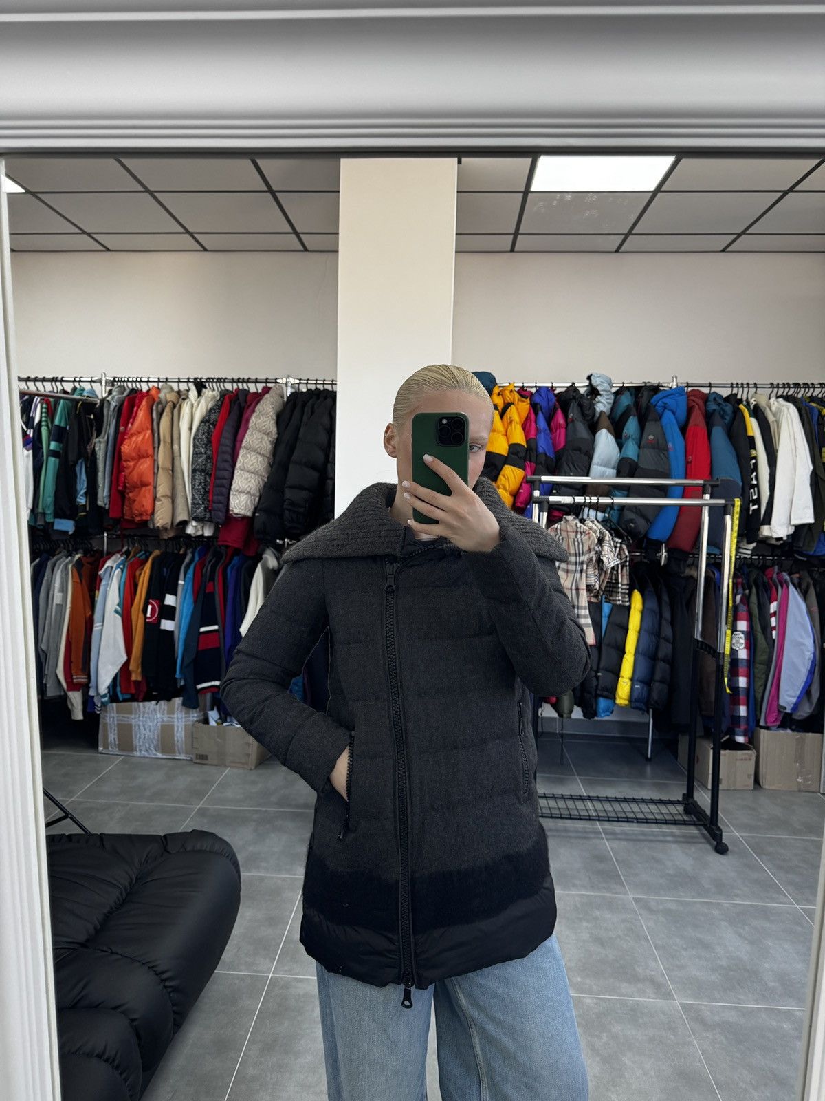 Moncler Authentic Moncler Ocelot Loro Piana Wool Down Coat Jacket Size S / US 4 / IT 40 - 3 Thumbnail