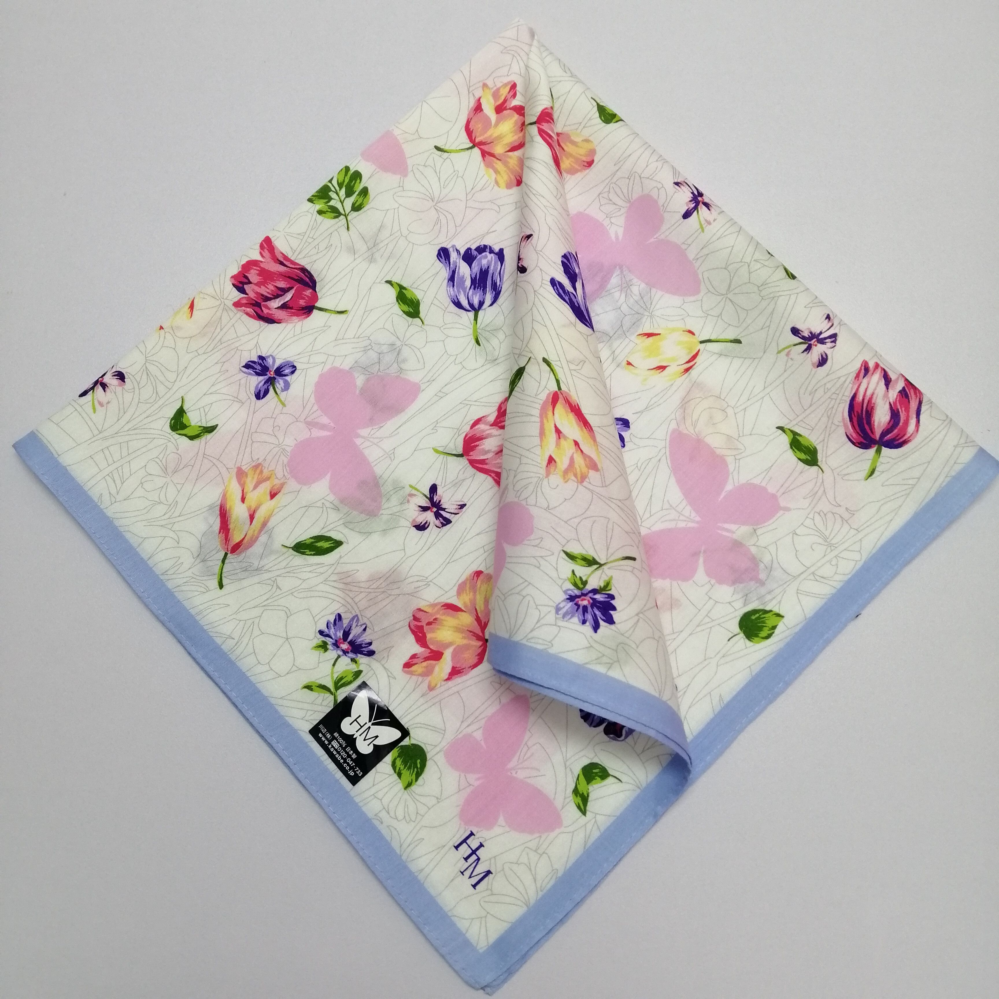 Hanae Mori Hanae Mori Handkerchief/Neckerchief/Bandana-KD1275 Size ONE SIZE - 1 Thumbnail