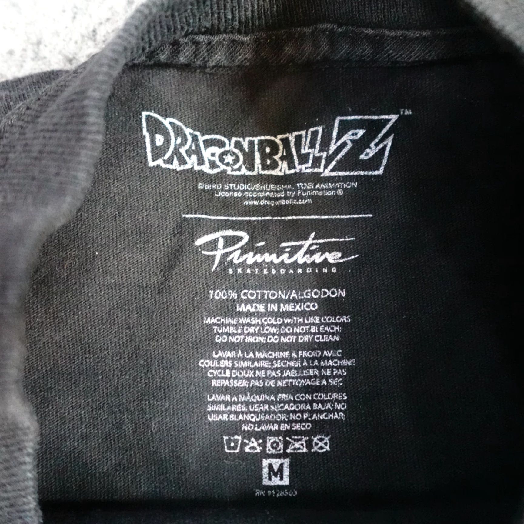 Primitive VINTAGE Primitive Dragon Ball Shirt Medium Black Men Short Sleeve Crew Neck Cotton T-Shirt Anime Baseball Dragon Ball Mens Size US M / EU 48-50 / 2 - 4 Thumbnail