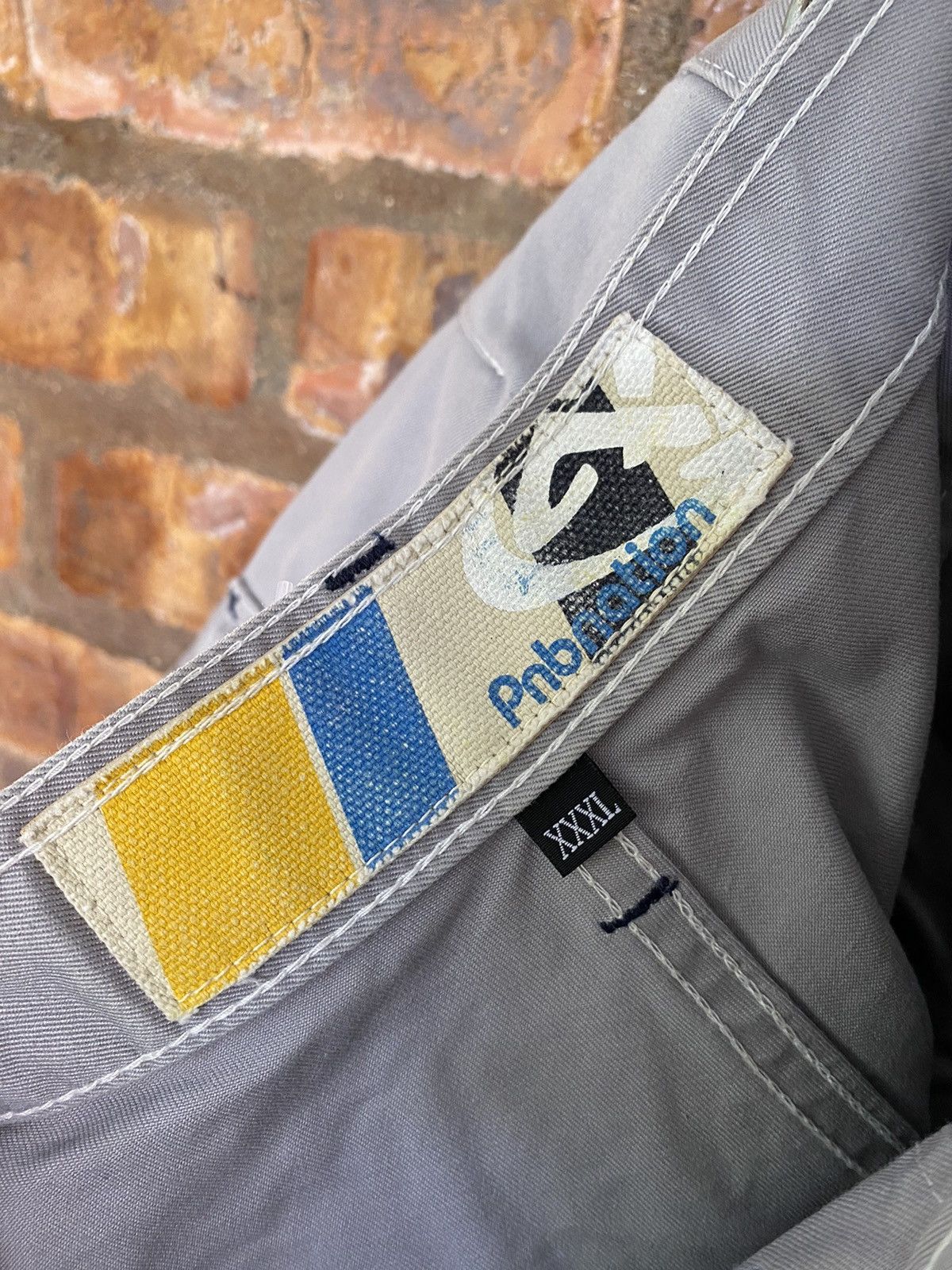 JNCO 1990s PNB Nation Patchwork short or 3/4 Pants Size US 38 / EU 54 - 11 Thumbnail