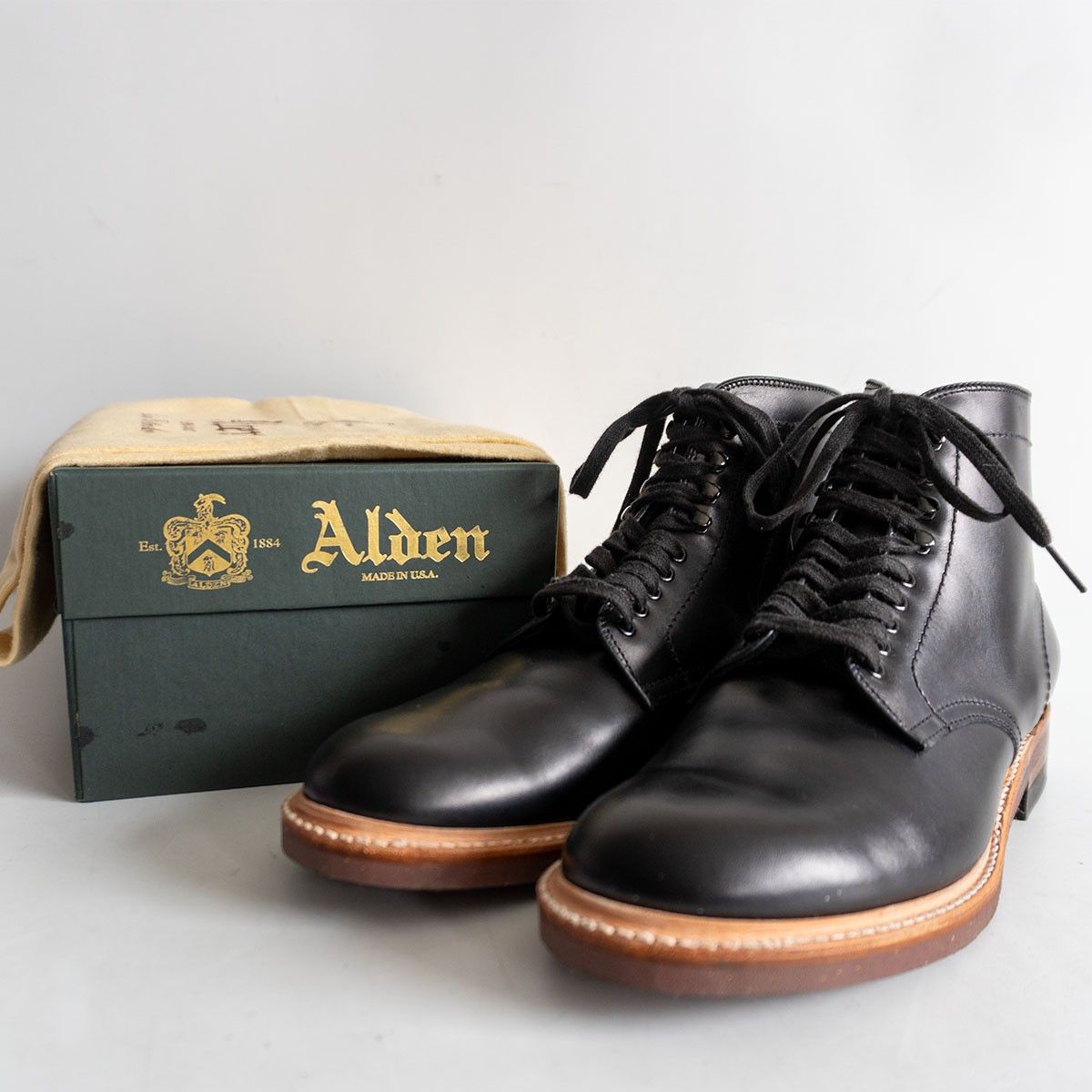 Alden Alden Military Munson Boots Black Size 9D Size US 9 / EU 42 - 1 Thumbnail