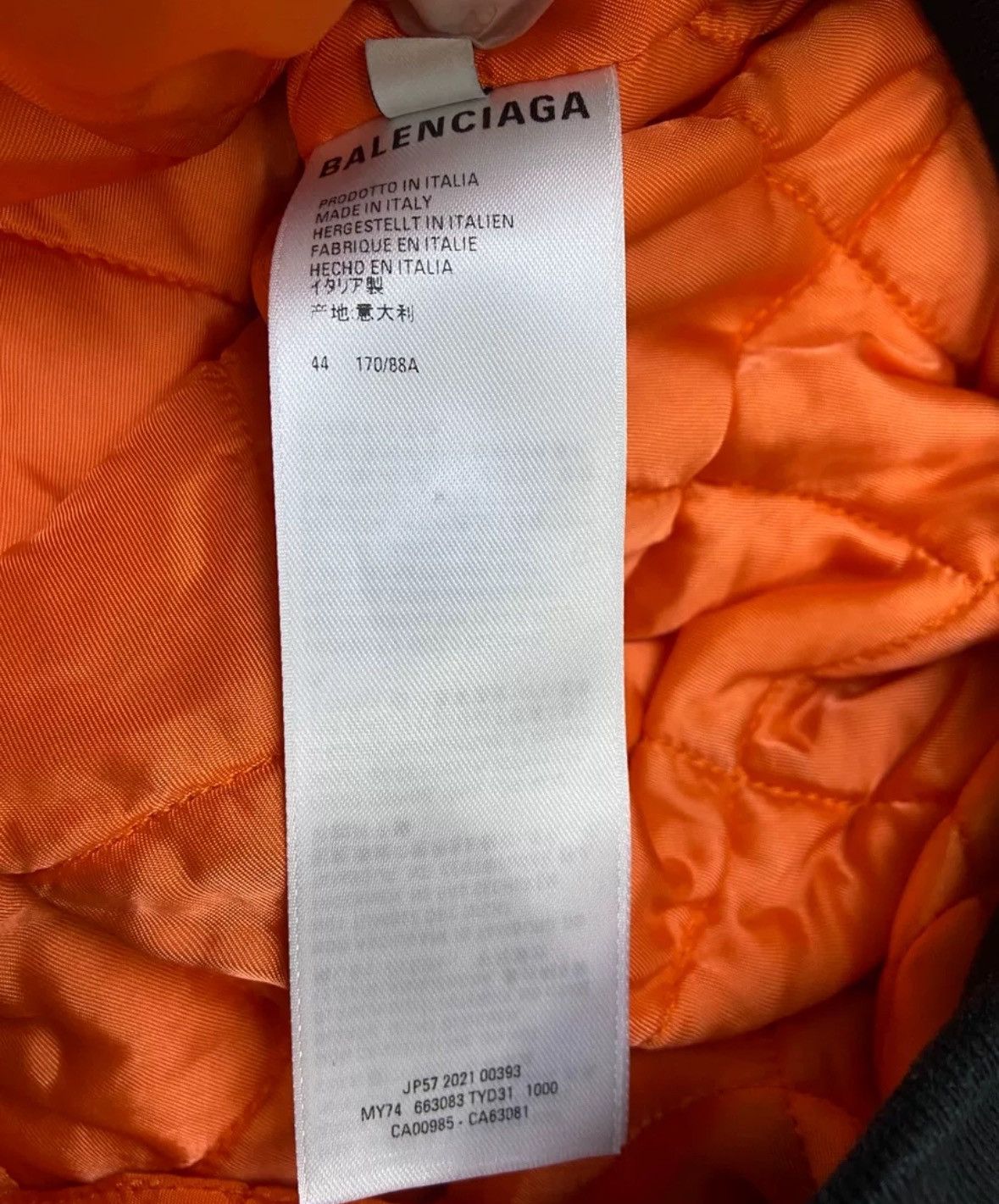 Balenciaga Balenciaga NASA cotton jacket 2410-Nextarrow Size US M / EU 48-50 / 2 - 6 Thumbnail