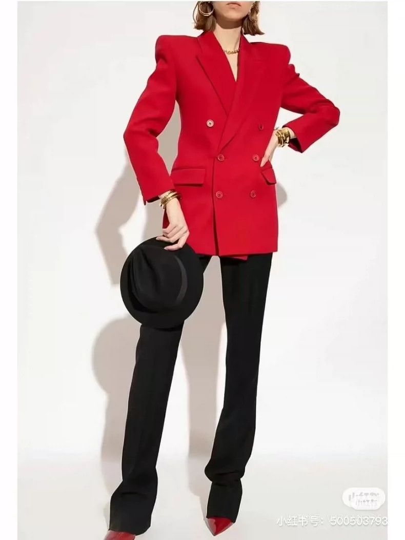 Yves Saint Laurent YSL Red Blazer Size 36 Never Worn Size US S / EU 44-46 / 1 - 1 Thumbnail