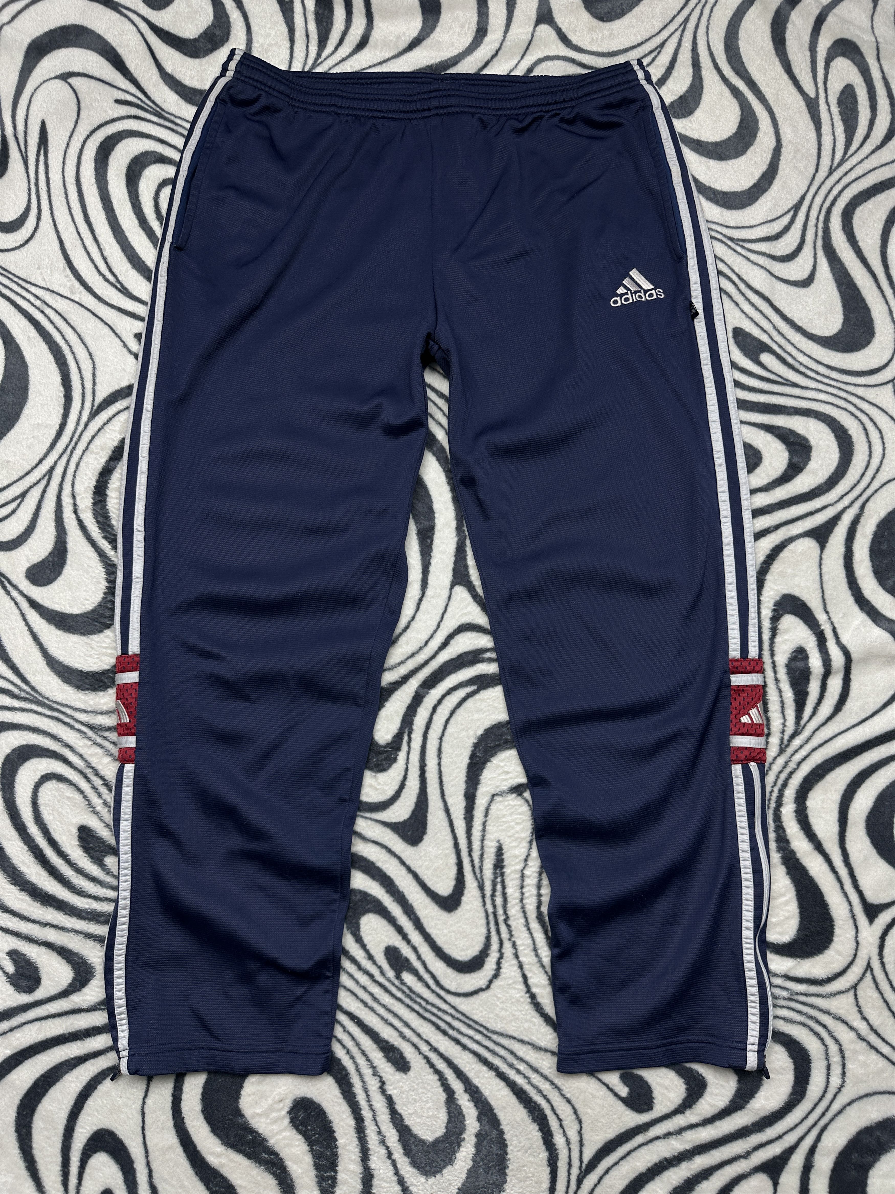 Adidas Adidas 90s Vintage Mens Track Pants Size US 34 / EU 50 - 1 Thumbnail