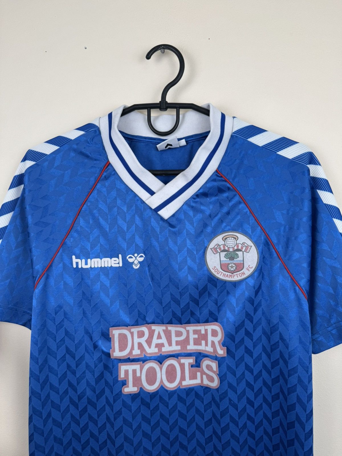 Hummel Hummel Southhampton 1987-89 Jersey Away Remake Soccer S Size US S / EU 44-46 / 1 - 9 Thumbnail