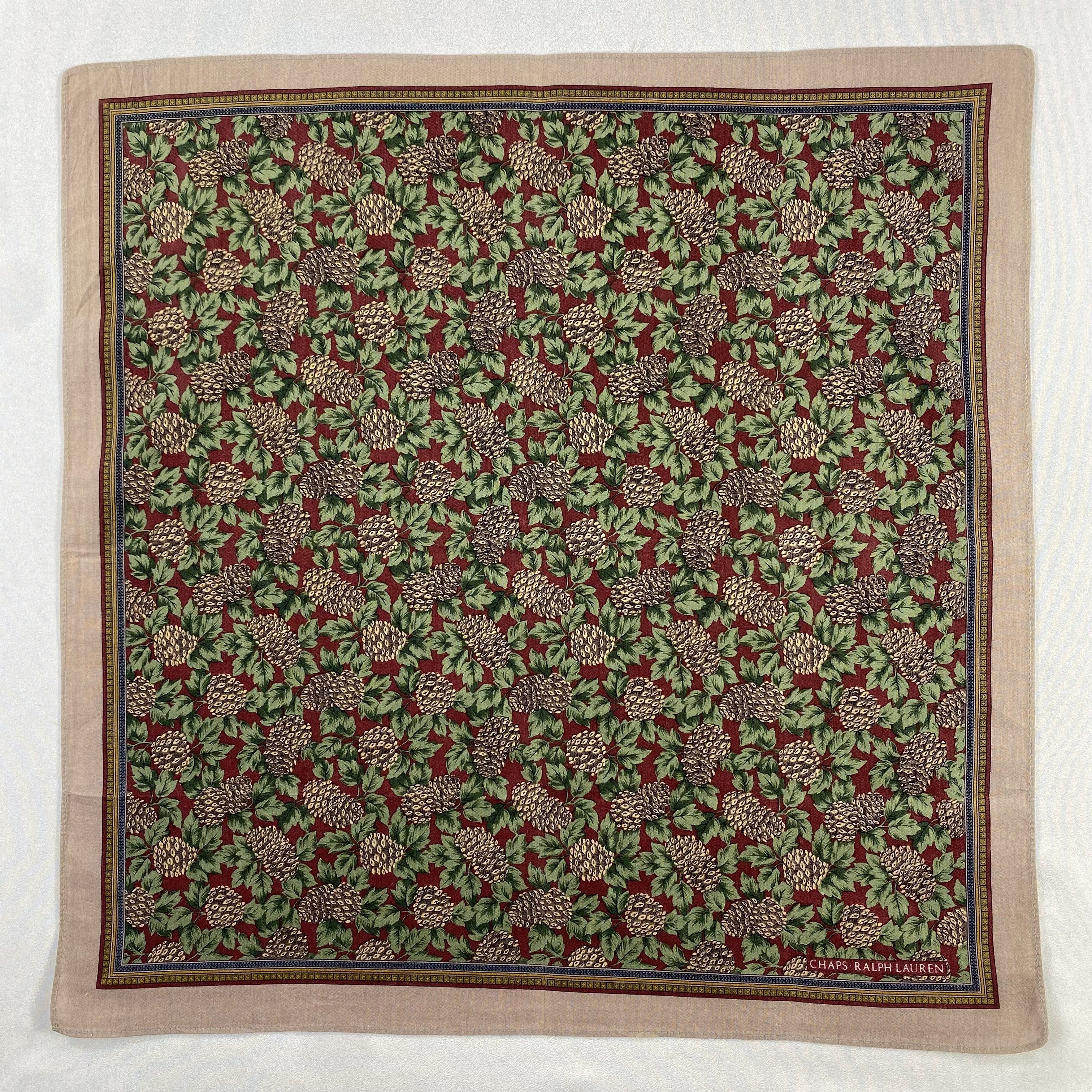 Chaps Ralph Lauren × Vintage Chaps Ralph Lauren Handkerchief / Neckerchief-P962 Size ONE SIZE - 1 Thumbnail