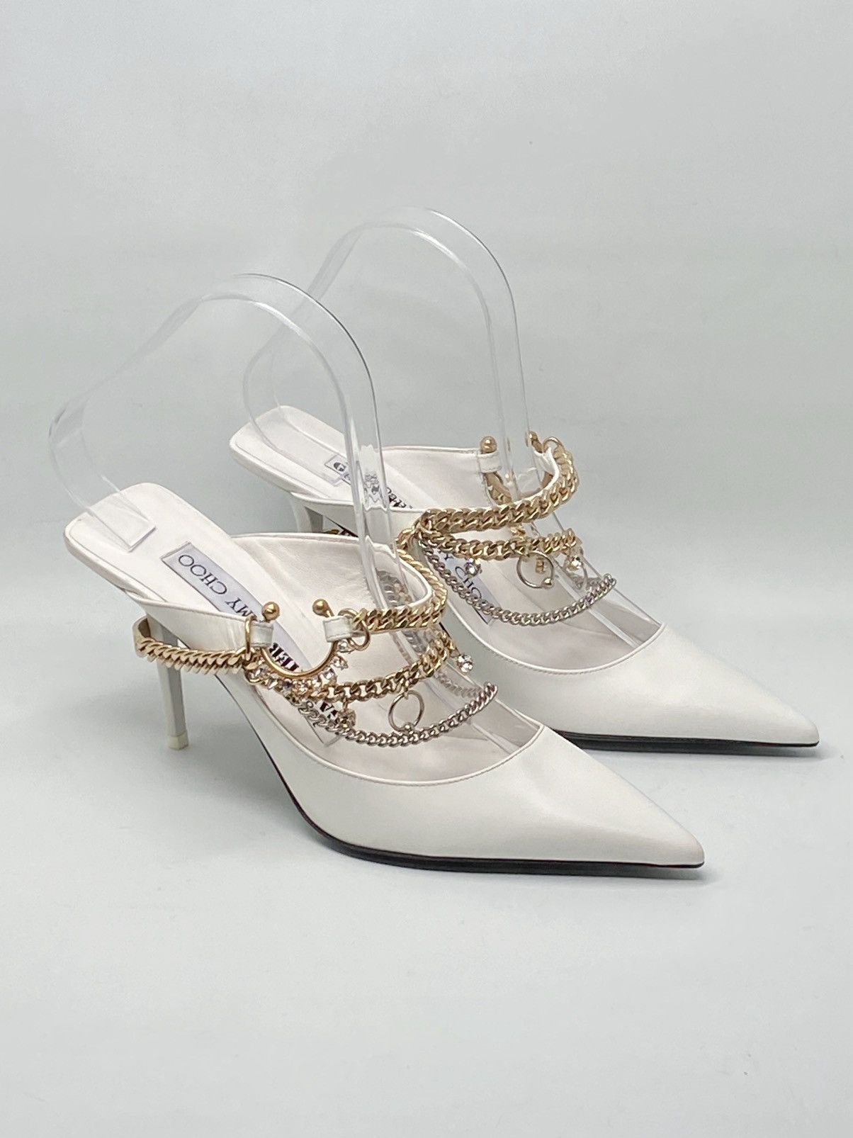Jimmy Choo Jimmy Choo JEAN PAUL GAULTIER Bing 90MM Mules size 37.5 Size US 7.5 / IT 37.5 - 3 Thumbnail