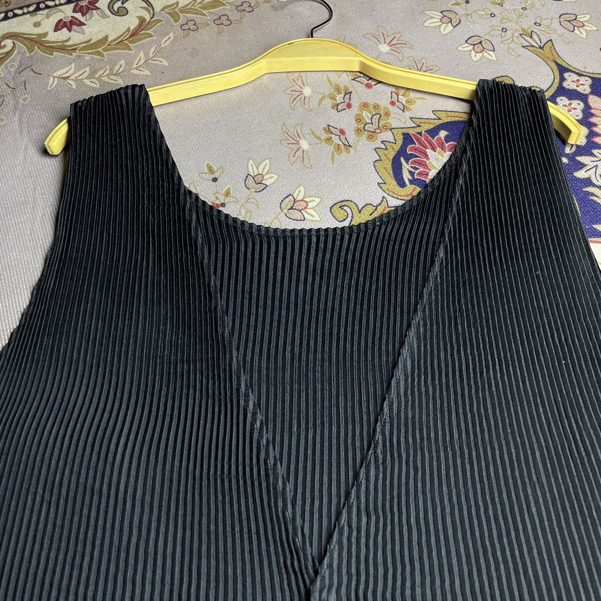 Issey Miyake a70 ISSEY MIYAKE Design Pleated Pleats Apron Style Dress Size M / US 6-8 / IT 42-44 - 10 Thumbnail