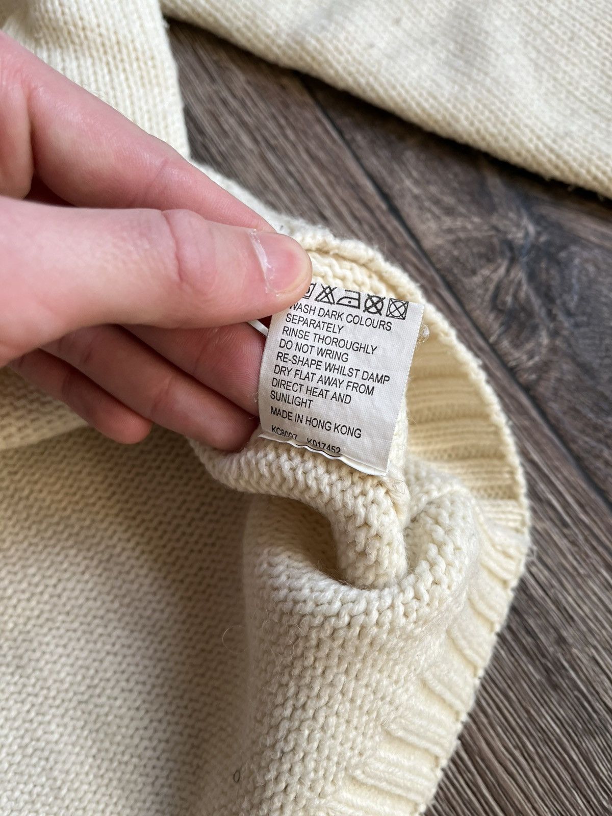 Kickers × Vintage Vintage KICKERS Big Logo Wool Knit Sweater Size US M / EU 48-50 / 2 - 13 Thumbnail