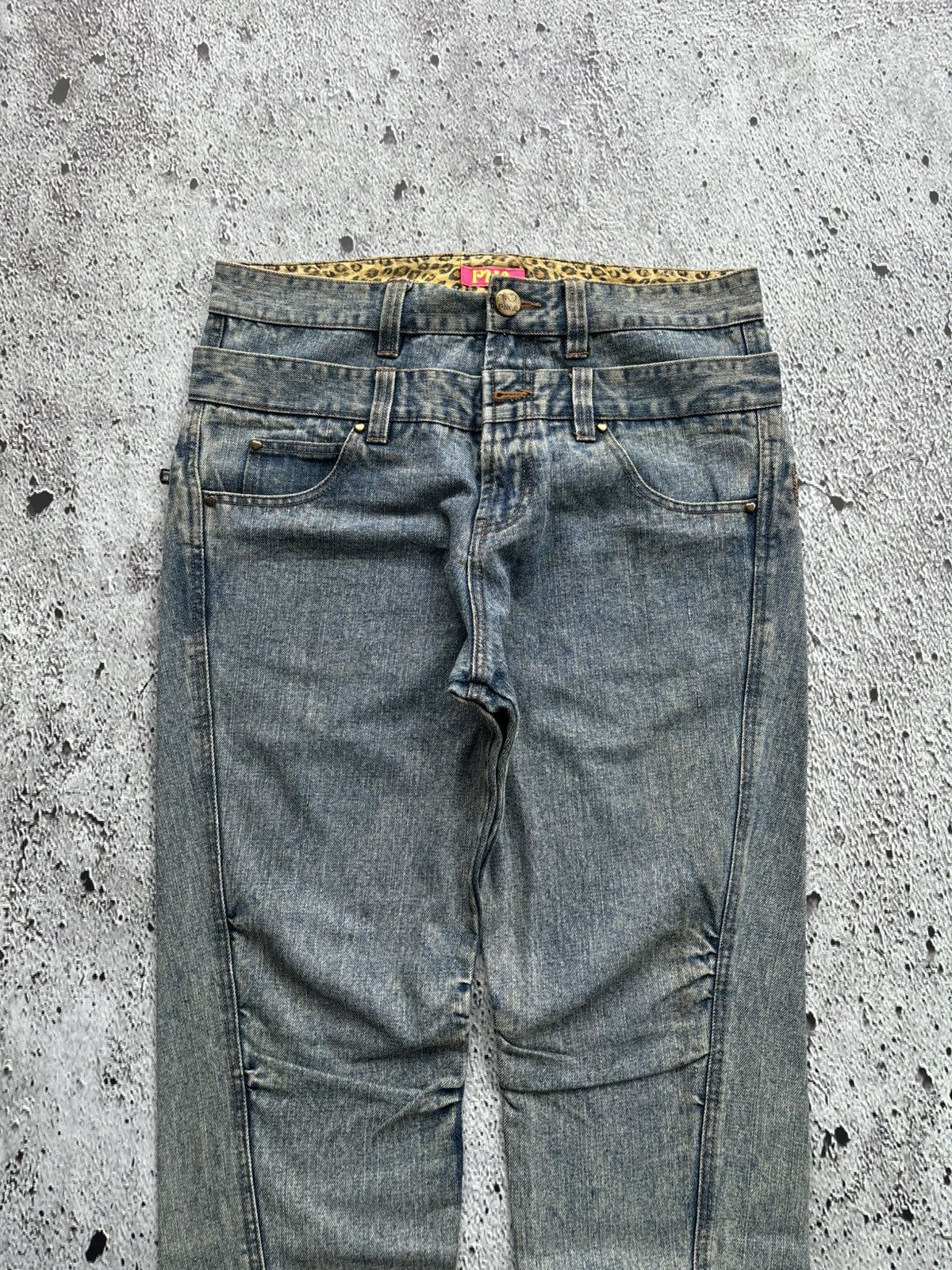 Hysteric Glamour Y2k Pma Leopard zipper punk style Jeans Size US 32 / EU 48 - 3 Thumbnail