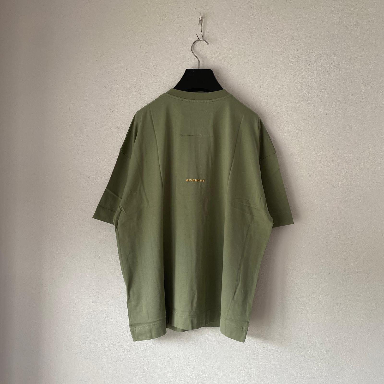 Givenchy Green Embroidered 4G Logo Oversized T-Shirt Size US XL / EU 56 / 4 - 8 Thumbnail
