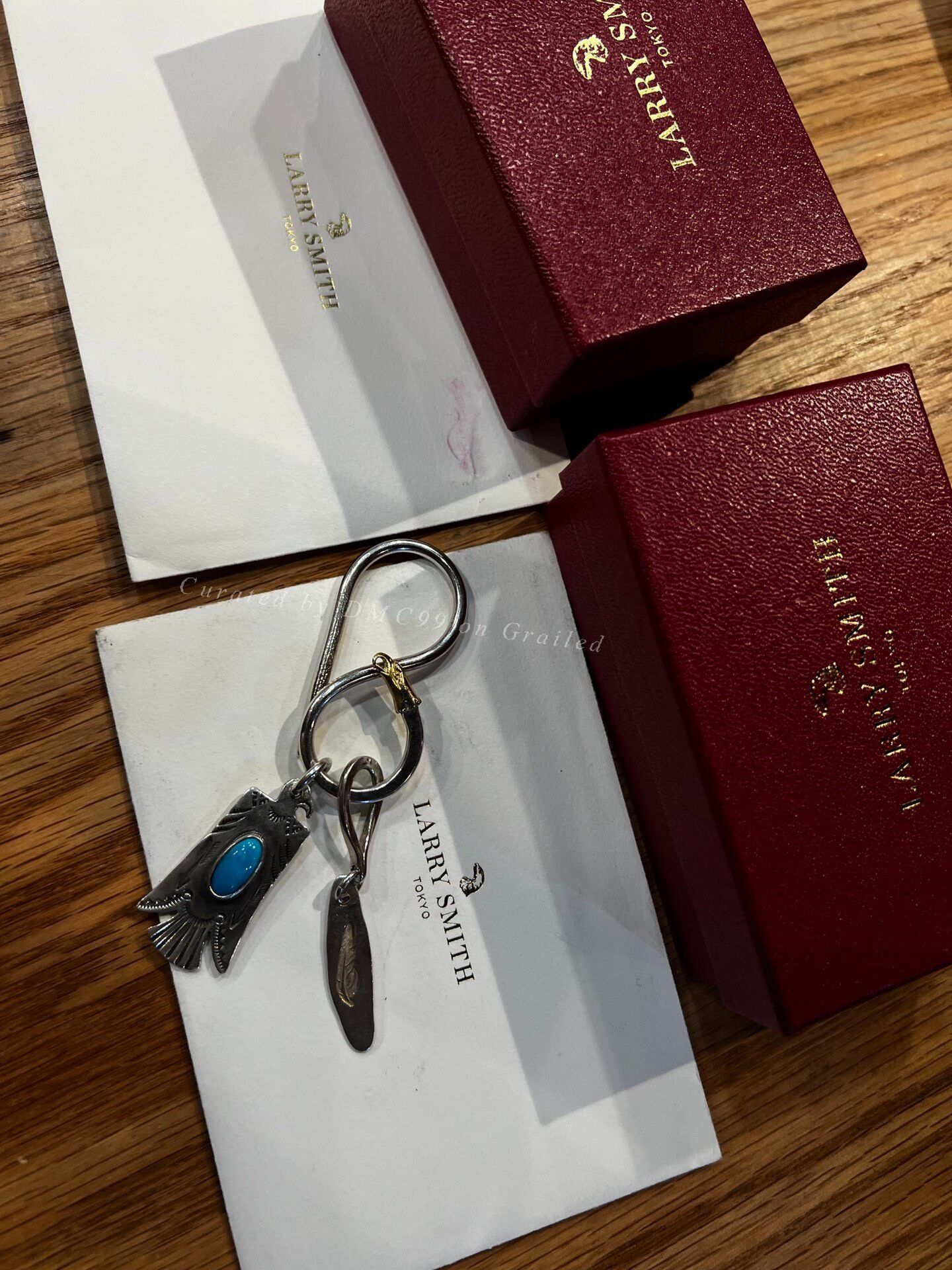 Larry Smith Larry Smith 18K Gold Eagle Head Key Ring Size ONE SIZE - 1 Thumbnail