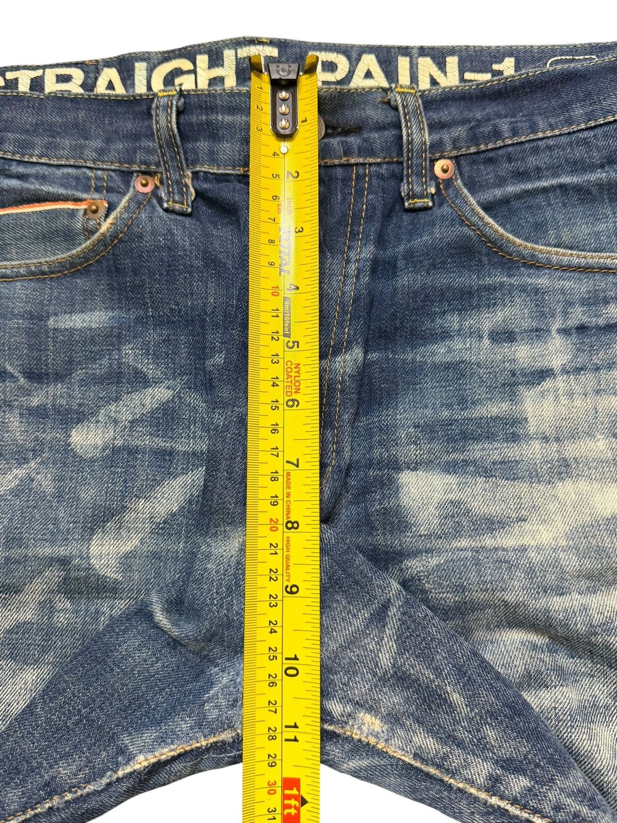 Vintage Covernat Selvedge Faded Wash Clawmark Whisker Loose