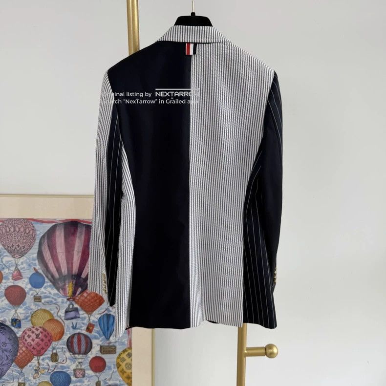 Thom Browne Thom Browne Multi Striped Colorblock Blazer Size 38 3 Size 38R - 2 Thumbnail