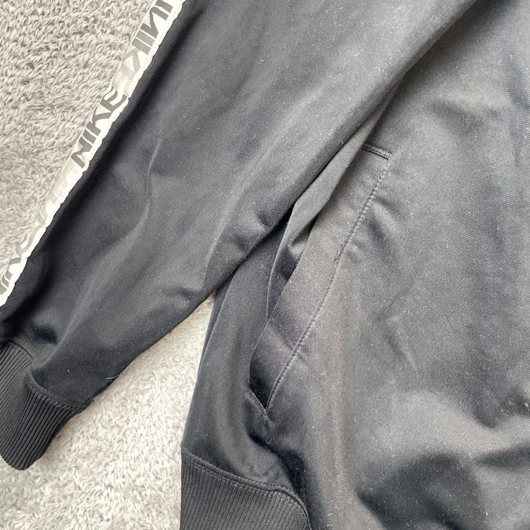 Nike Nike Jacket Mens XL Black Track Coat Swoosh Full Zip Athleisure Gym Size US XL / EU 56 / 4 - 7 Thumbnail