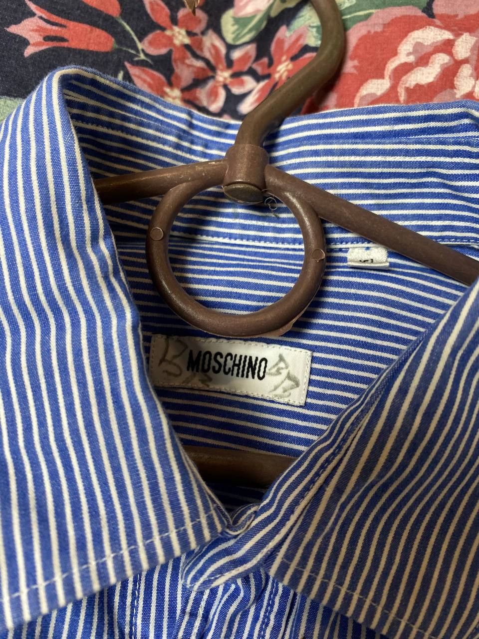 Moschino Moschino Striped Shirt Button Up Size M / US 6-8 / IT 42-44 - 6 Thumbnail
