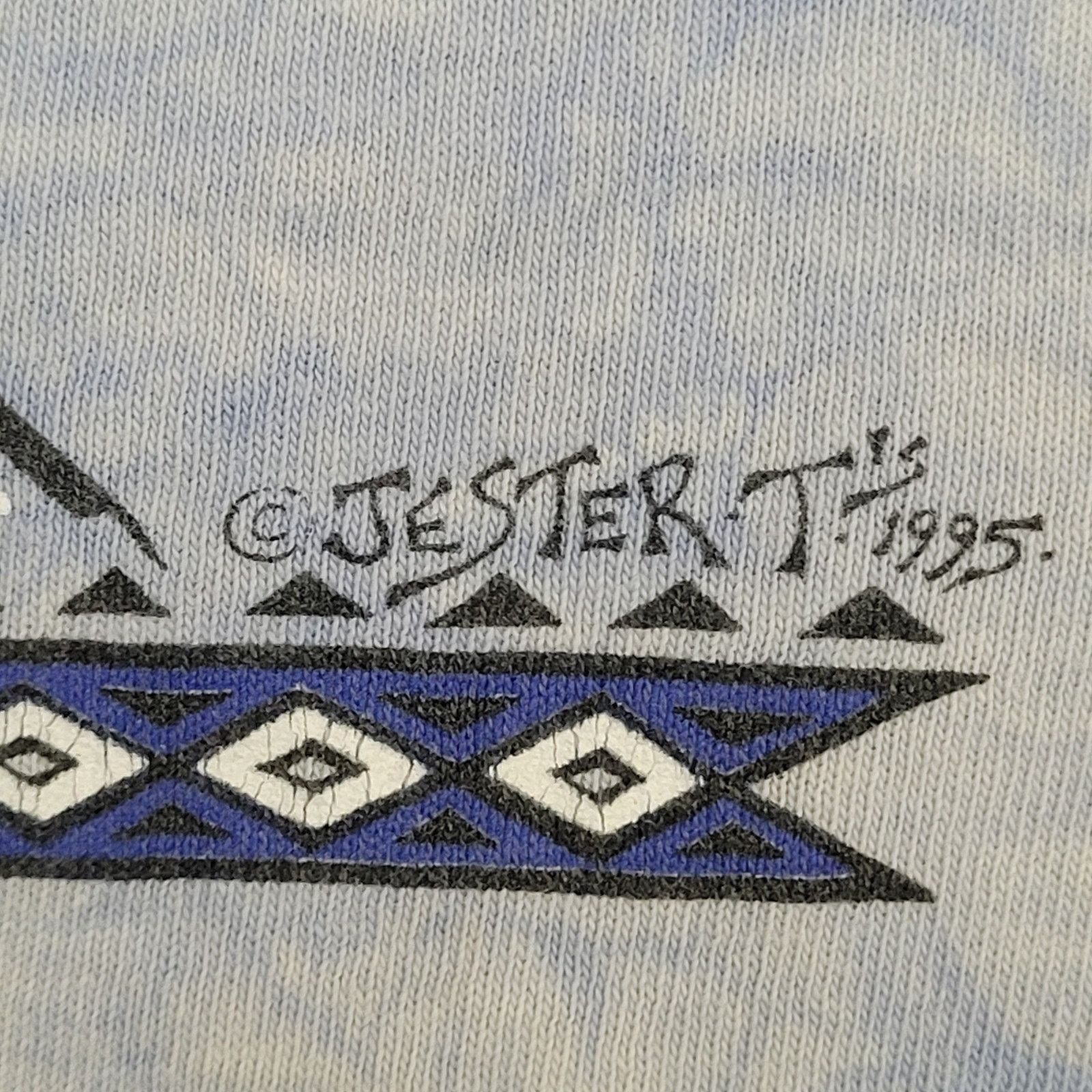 Fruit Of The Loom VTG 90s Mountain Biker Bicycle Shirt XL USA Jester-T Tie-Dye Size US XL / EU 56 / 4 - 4 Thumbnail