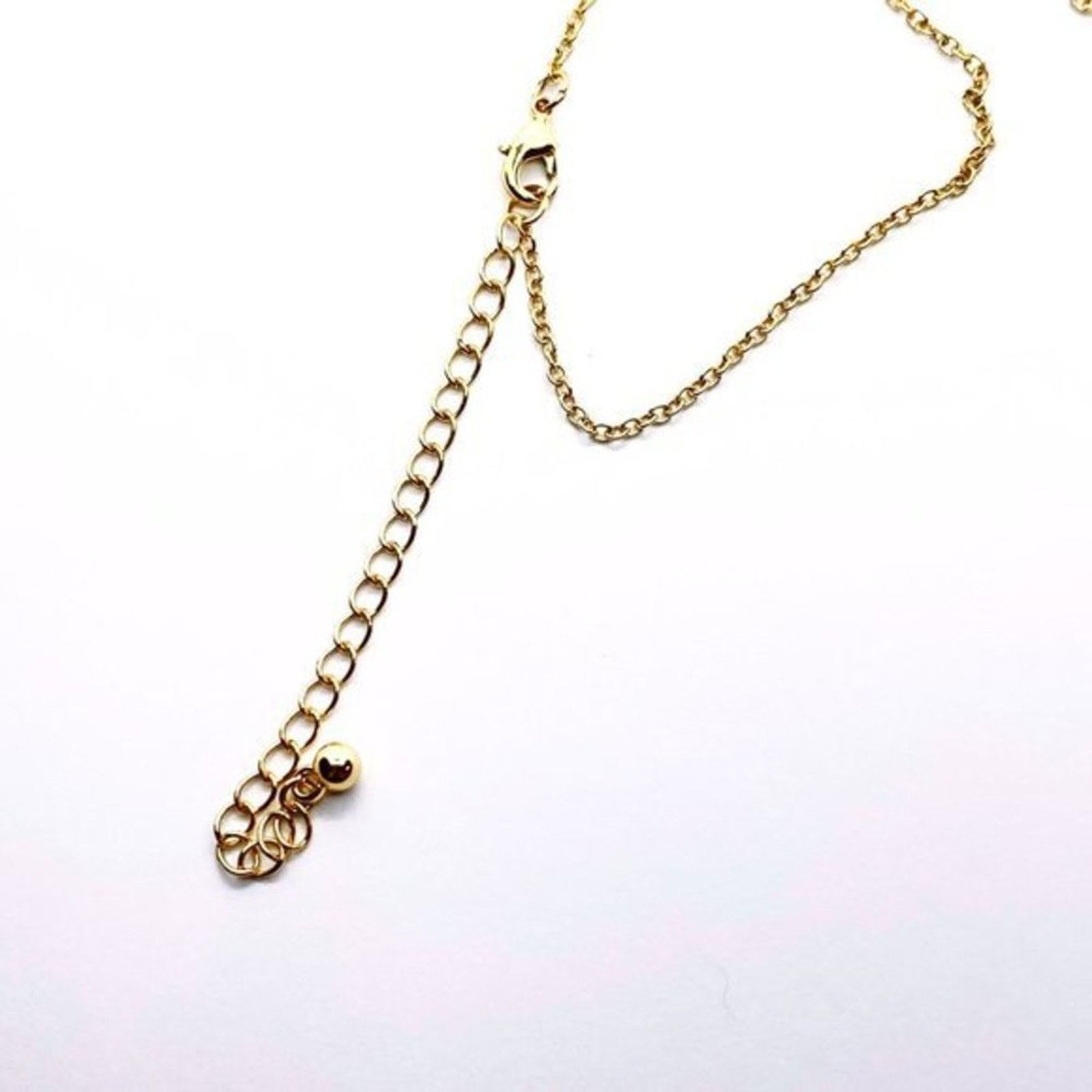 Handmade Gold-Tone Skeleton Engraved Pendant Necklace Size ONE SIZE - 4 Thumbnail