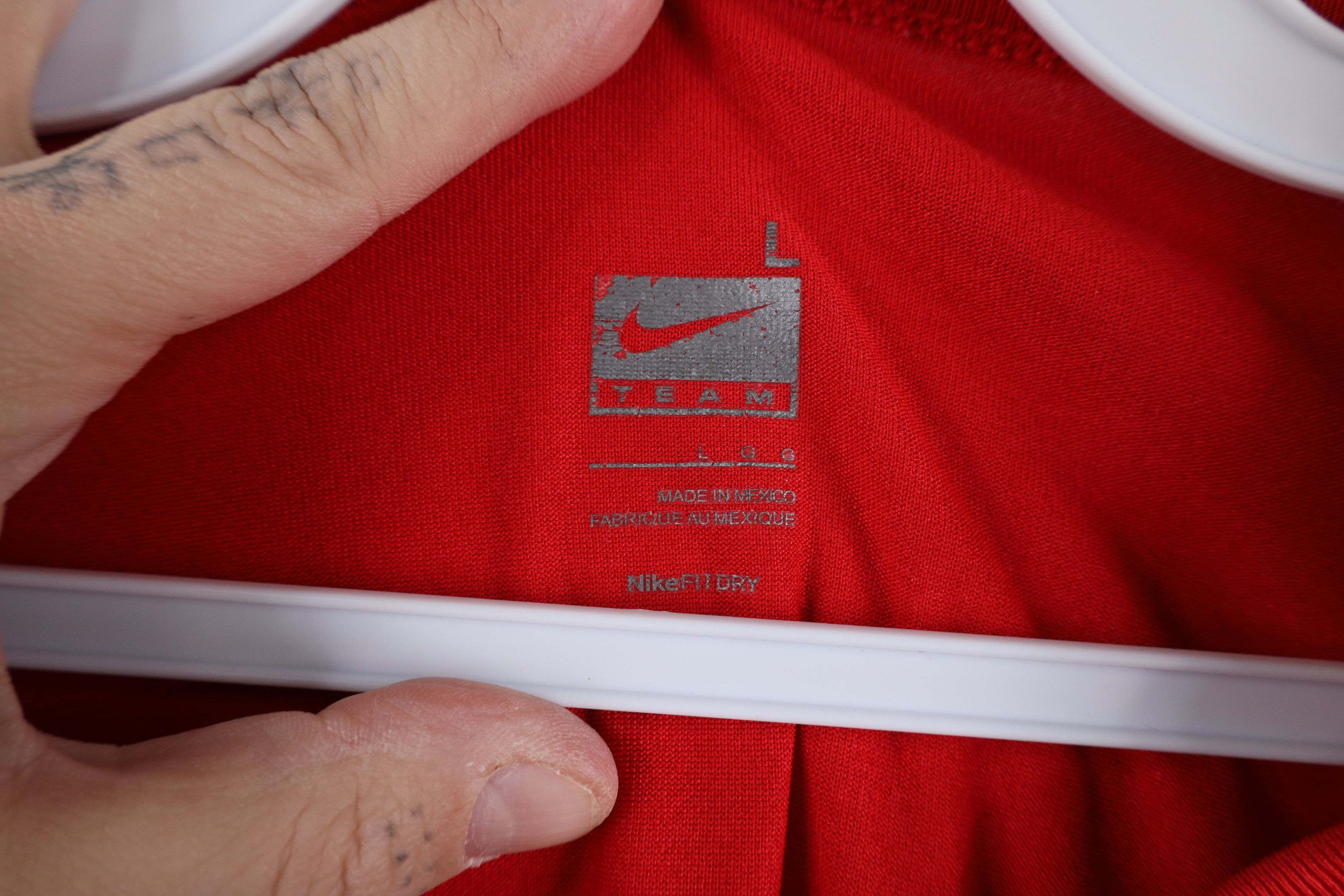 Nike × Vintage Vintage Nike Swoosh Ohio State University Long Sleeve Shirt Size US L / EU 52-54 / 3 - 7 Thumbnail