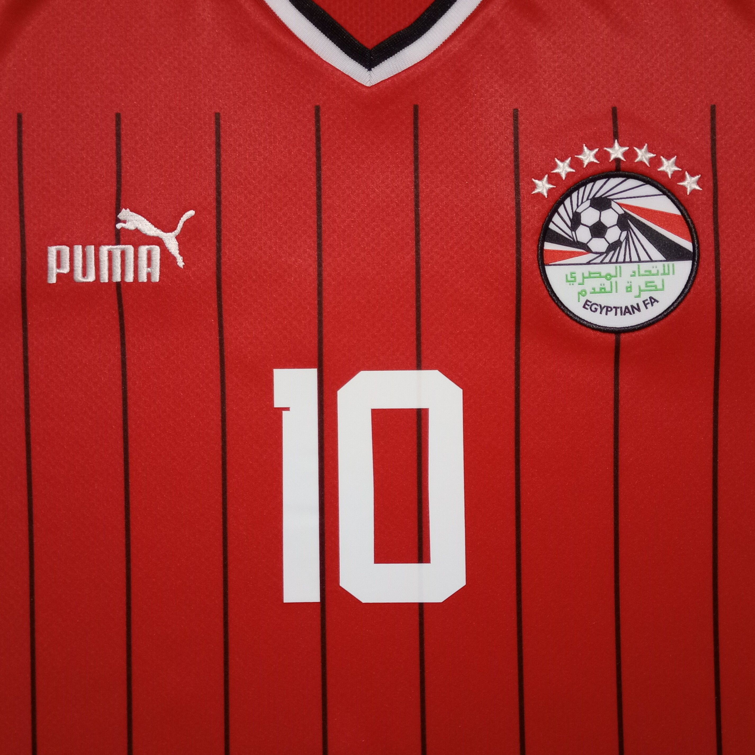 Puma Egypt 2022-2023 Home Jersey Mo Salah 10 Size US M / EU 48-50 / 2 - 3 Thumbnail