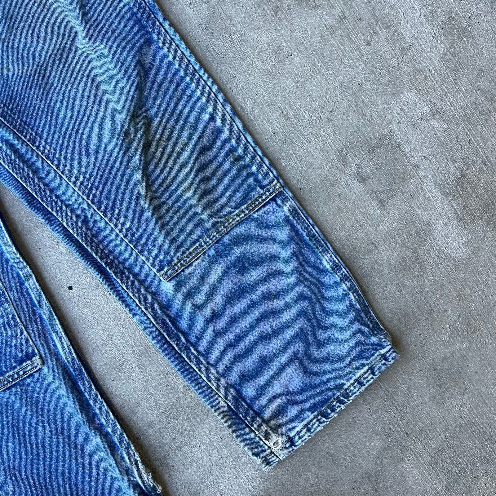 Carhartt × Vintage Carhartt denim blue jean double knee work carpenter pants Size US 30 / EU 46 - 3 Thumbnail