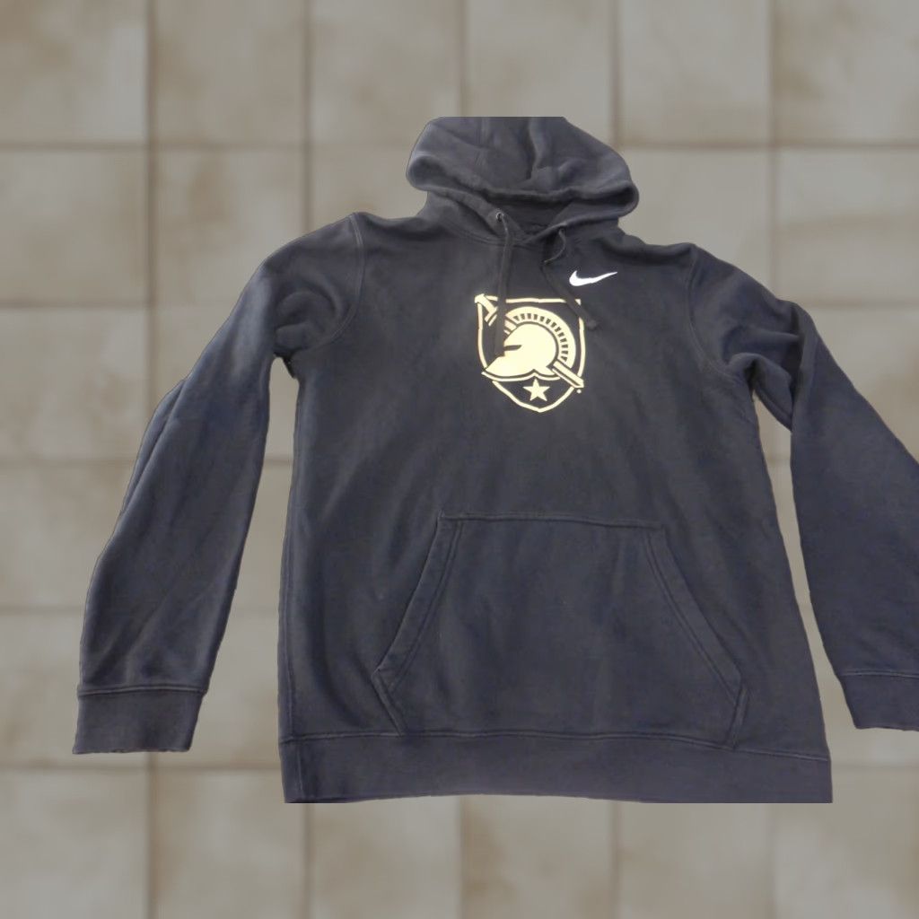 Nike Nike Hoodie Mens M Black Pullover Stretch Spartan Logo Retro Swoosh Hooded Logo Size US M / EU 48-50 / 2 - 1 Thumbnail