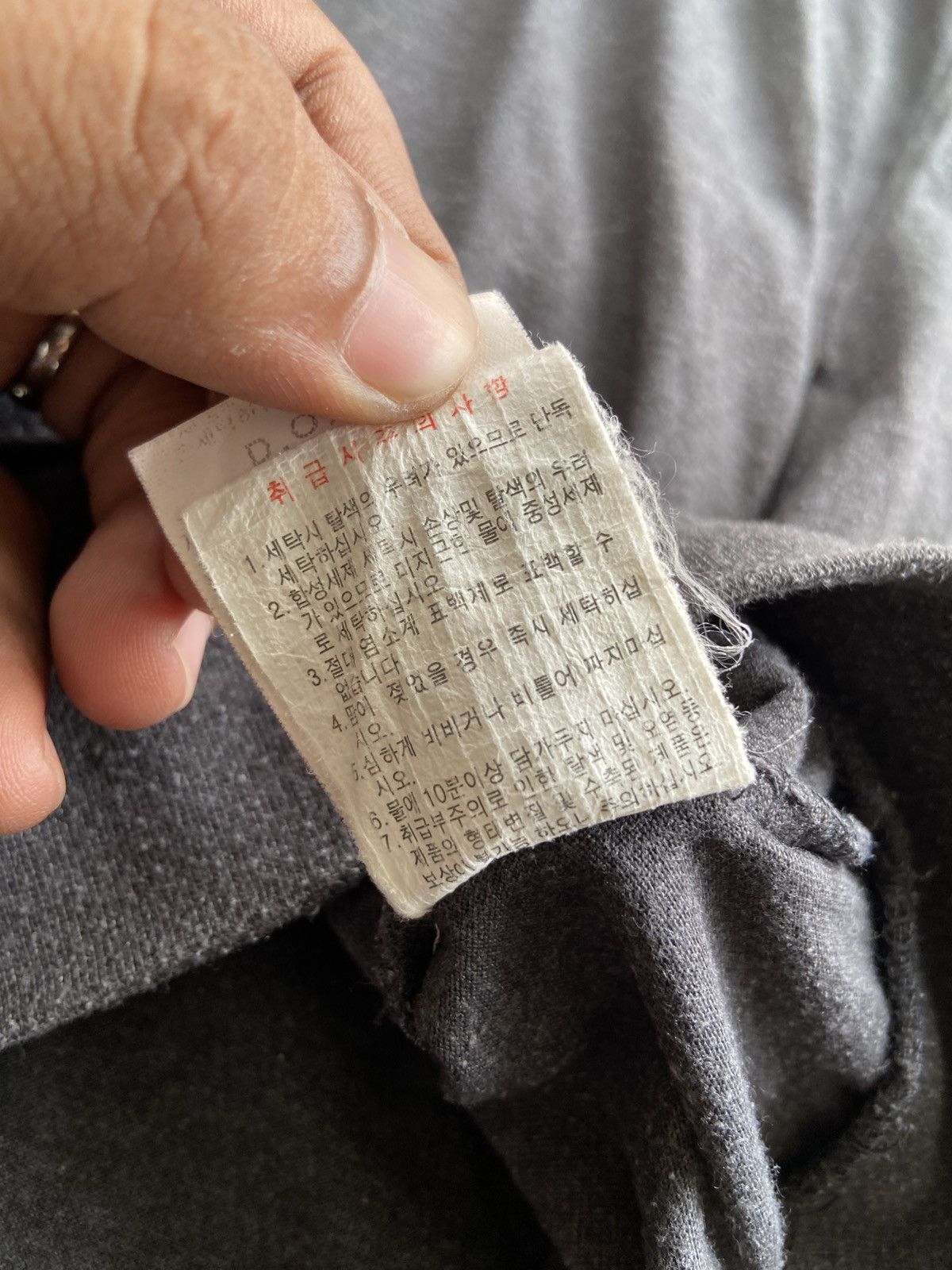 Japanese Brand 2000s DOHC - Rick Owens Style Asymmetrical Button Hoodie Size US M / EU 48-50 / 2 - 8 Thumbnail