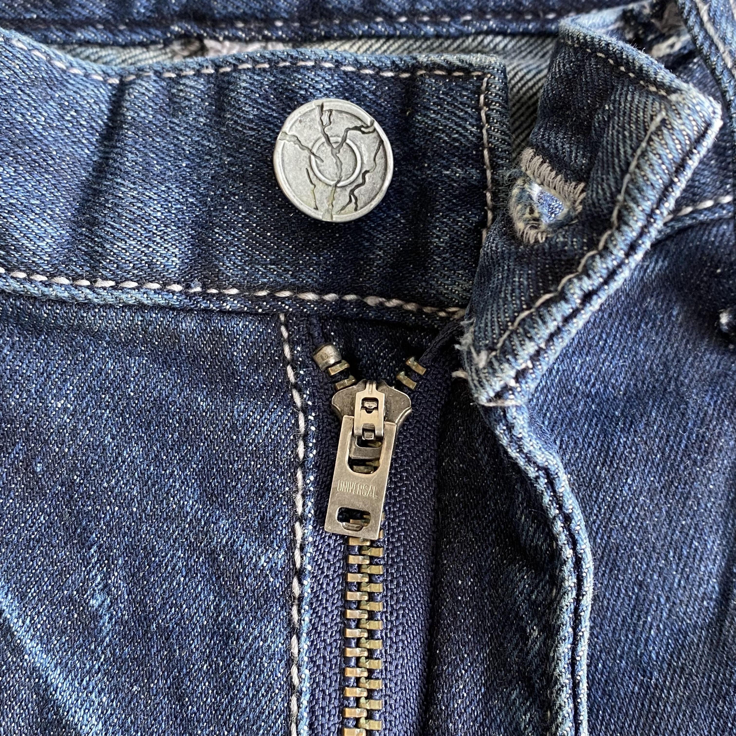 GOSTAR DE FUGA Fuga Honeycomb Slash washed indigo denim like le grande bleu Size US 32 / EU 48 - 11 Thumbnail