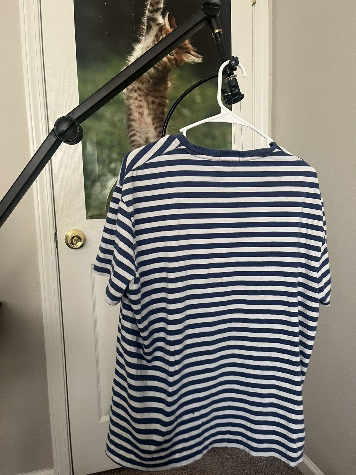 Polo Ralph Lauren White - blue strip shirt Polo Size US L / EU 52-54 / 3 - 2 Thumbnail
