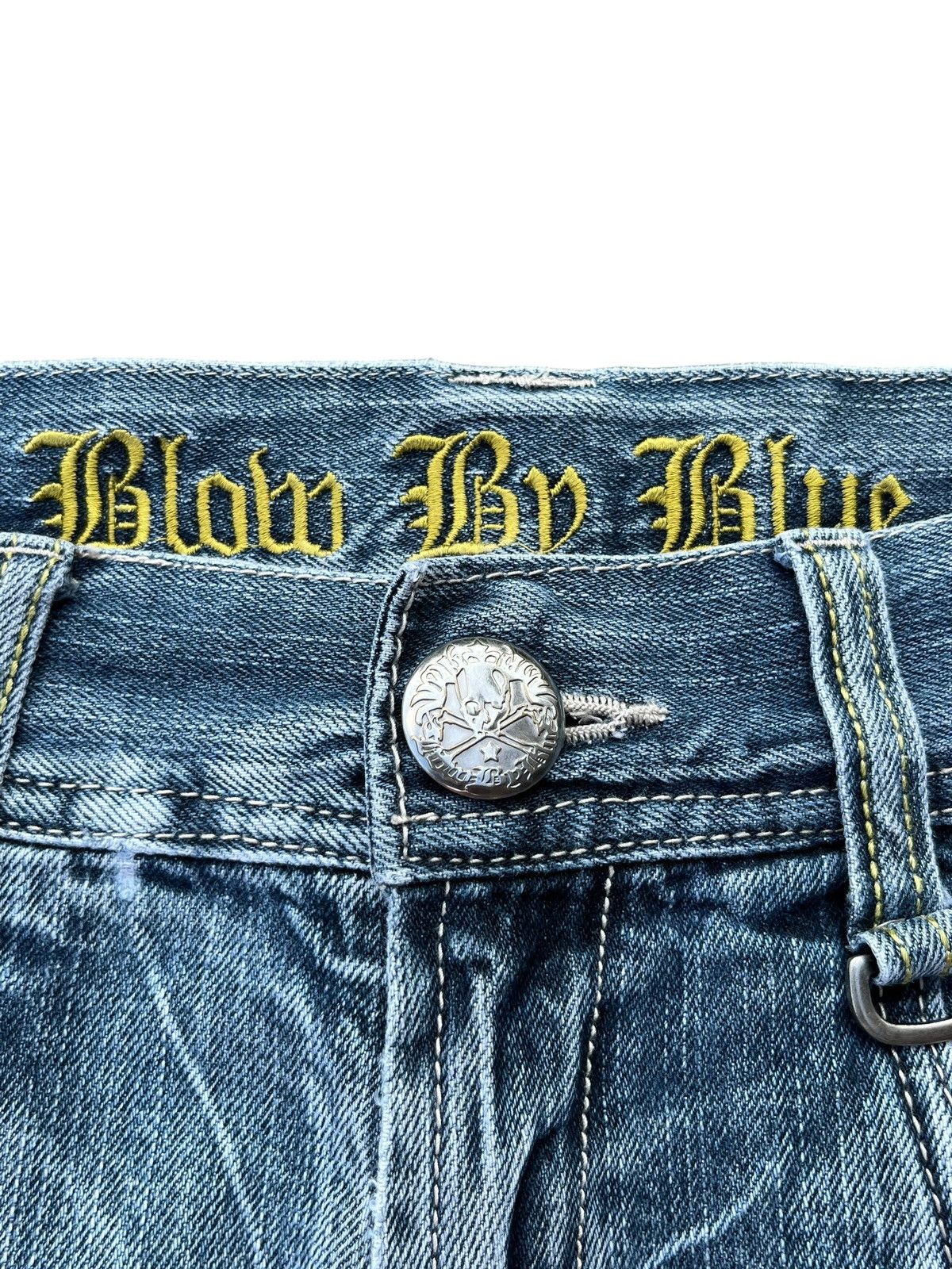 Japanese Brand × Seditionaries Vintage Japanese Brand Blow by Blue Punk Distressed Jeans Size US 31 - 7 Thumbnail