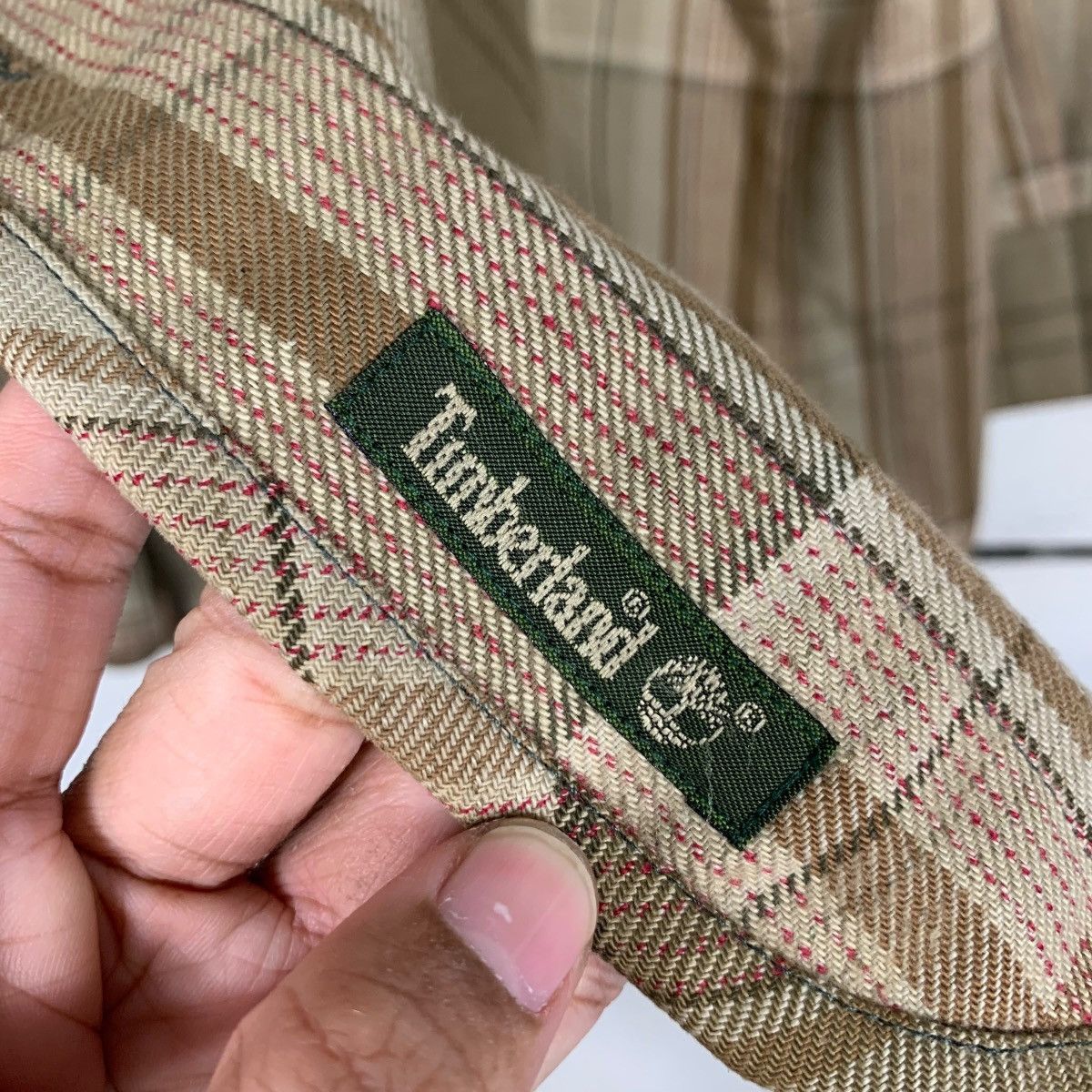 Timberland Vintage 90's TIMBERLAND Checked Flannel Jacket #2588-C117 Size US M / EU 48-50 / 2 - 18 Thumbnail