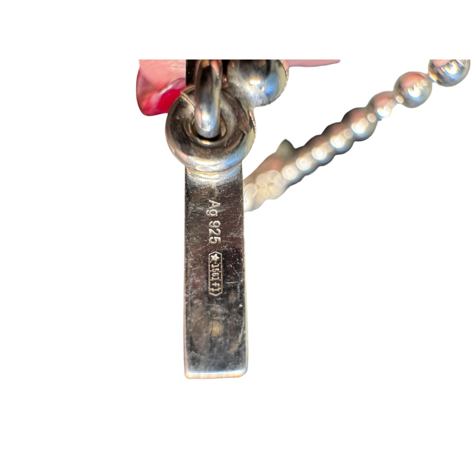 Gucci Gucci Sterling Silver Interlocking G Pendant Toggle Necklace Size ONE SIZE - 3 Thumbnail
