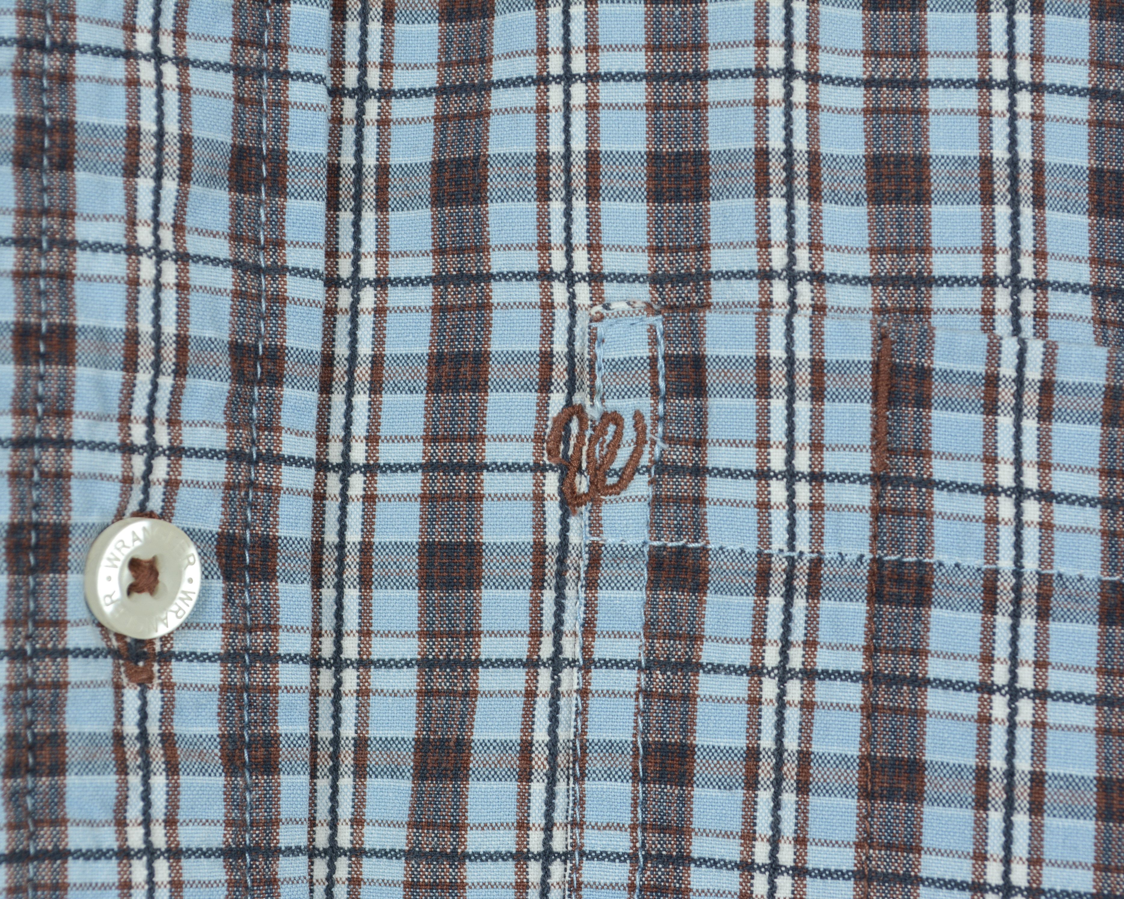 Vintage WRANGLER Western Button Up Check Shirt Vintage Lee Size US L / EU 52-54 / 3 - 4 Thumbnail