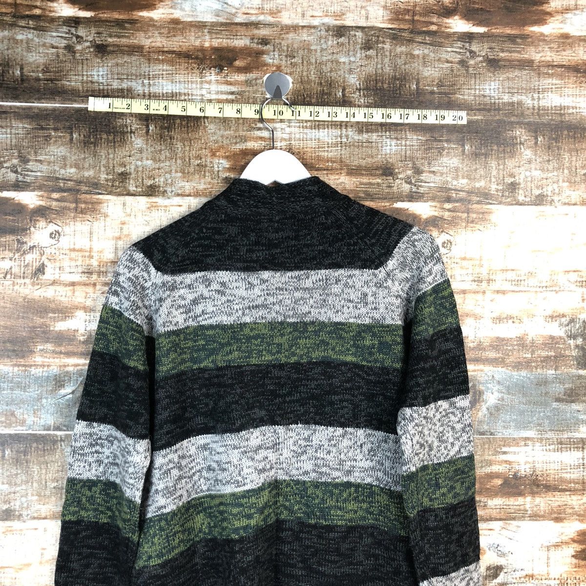 Japanese Brand Collection Ki Stripe Knitwear like coogi #A2308 Size US M / EU 48-50 / 2 - 13 Thumbnail