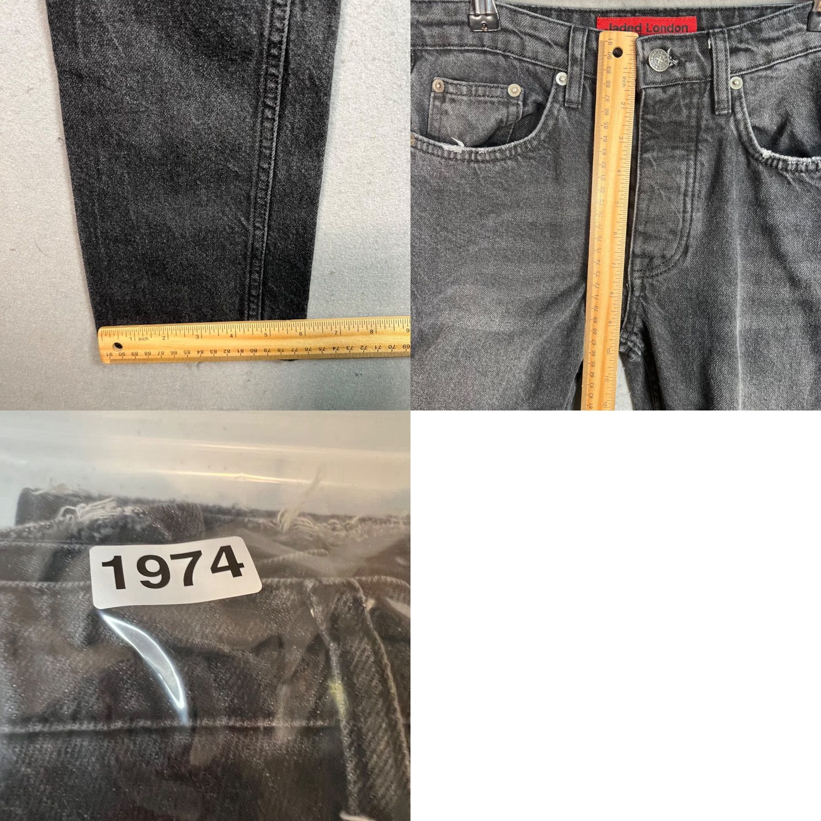 Jaded London VINTAGE Jaded London Black Skinny Fit Denim Jeans Womens 28 Cotton Size 28" / US 6 / IT 42 - 8 Thumbnail