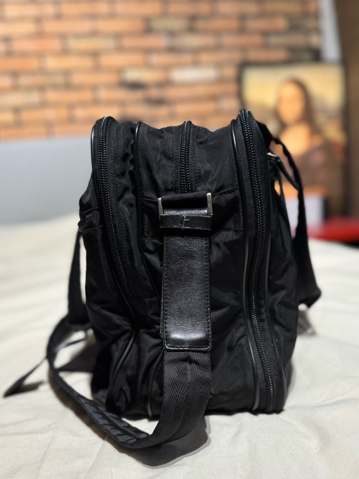 Prada WEEKENDER RE NYLON BAG DUFFLE MESSENGER BAG Size ONE SIZE - 5 Thumbnail
