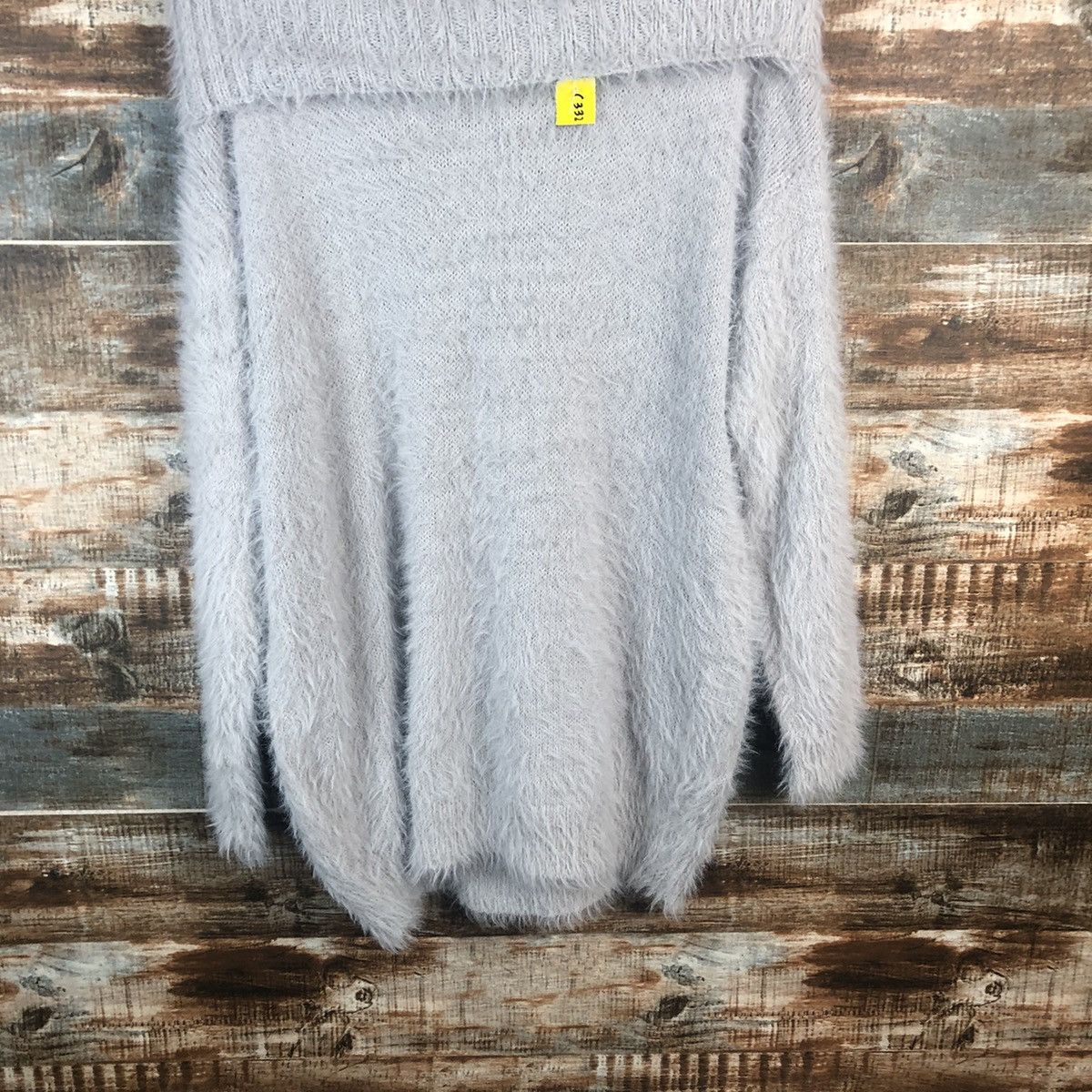 Japanese Brand DL Persodea Gray Turtle Neck Mohair Knitwear #C332 Size L / US 10 / IT 46 - 13 Thumbnail