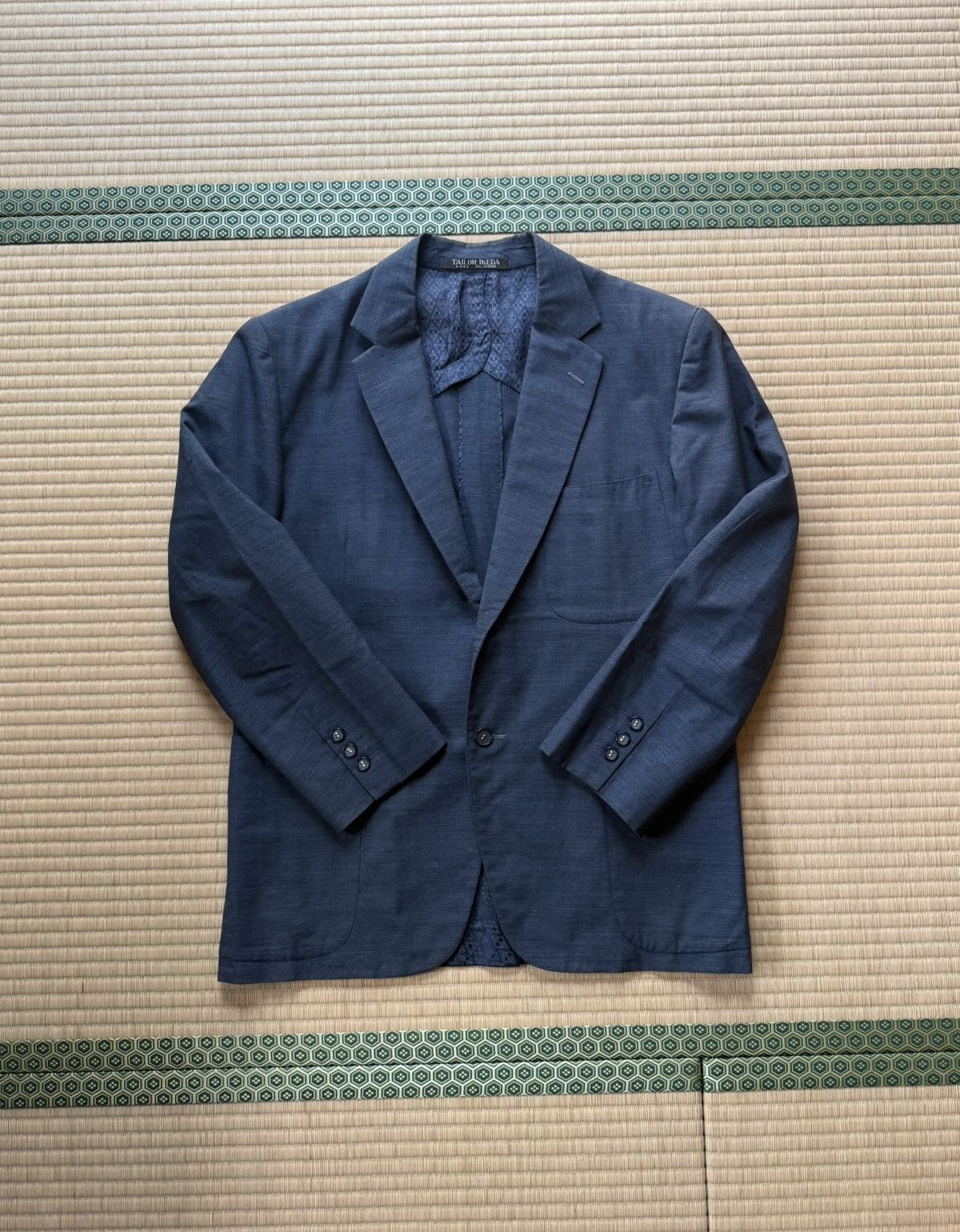 Other Spring&Autumn Vintage Japanese Suit – Tetoron × Nichibo Size 44R - 4 Thumbnail