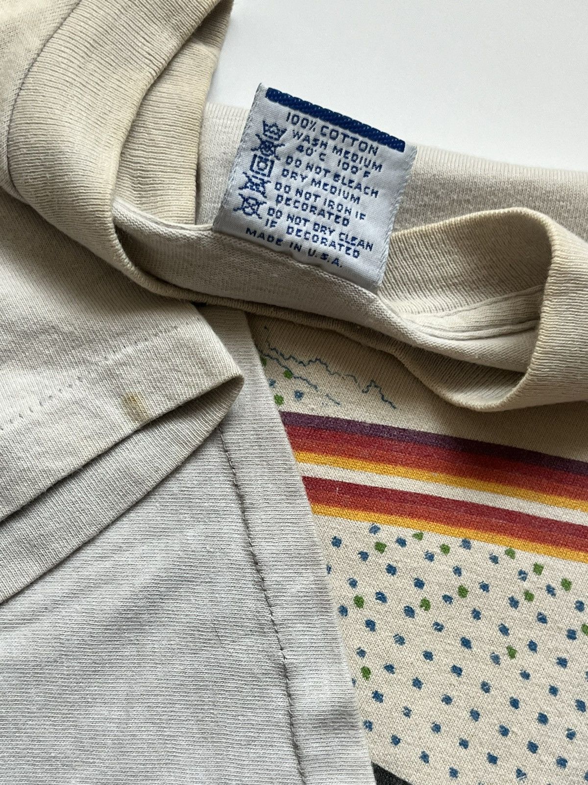 Ocean Pacific × Vintage 1980s Ocean Pacific Surf Vintage Tees Size US M / EU 48-50 / 2 - 5 Thumbnail