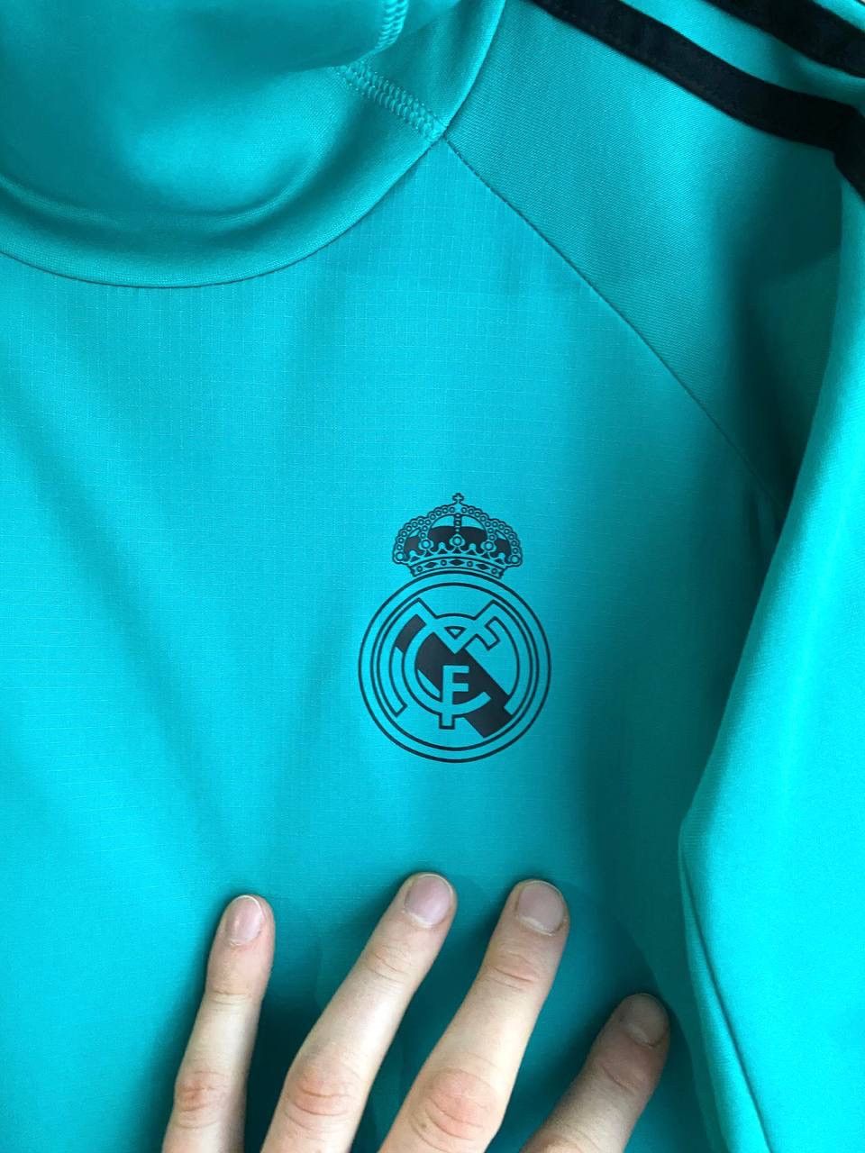 Adidas FC Real Madrid 2017/18 Warm Top Training Long Sleeve Size S Size US S / EU 44-46 / 1 - 5 Thumbnail