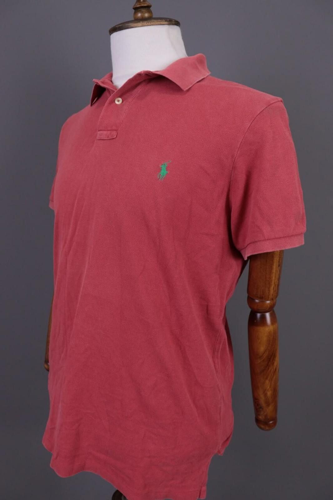 Designer Polo by Ralph Lauren Red Custom Fit Polo Shirt Size M Size US M / EU 48-50 / 2 - 8 Thumbnail