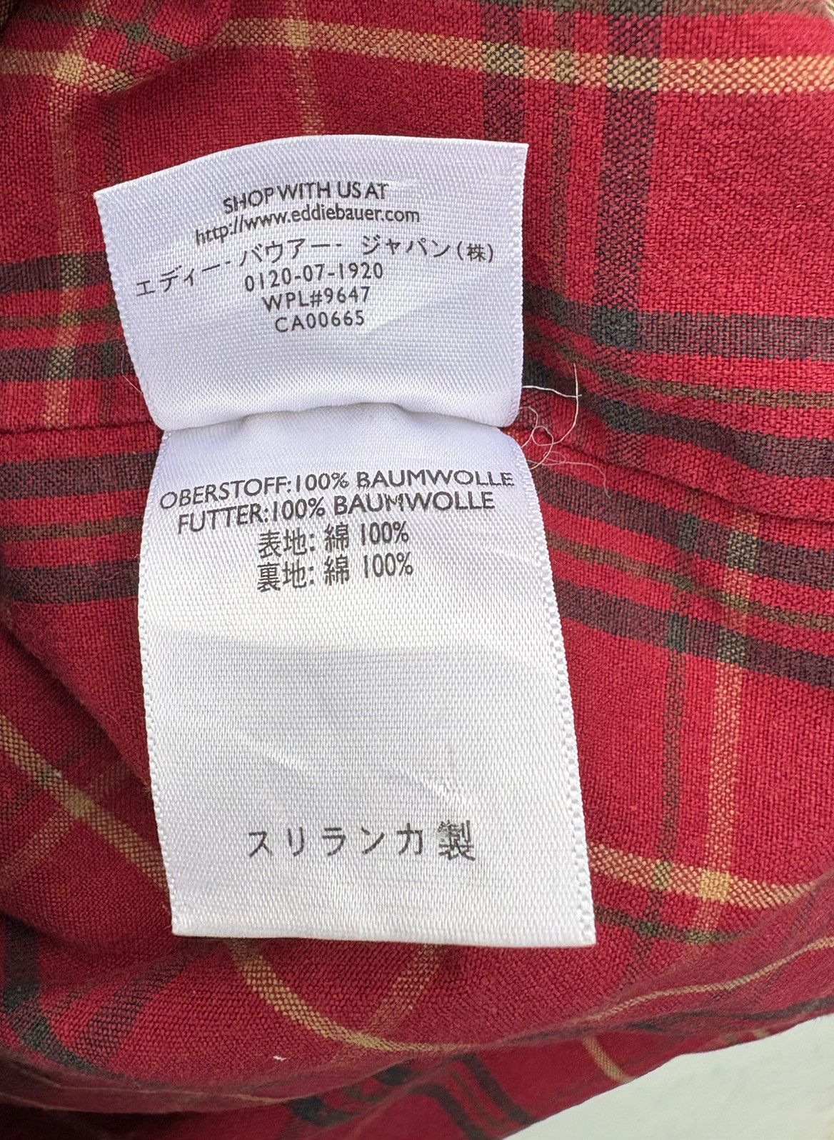 Eddie Bauer Eddie Bauer Checked Tartan Lining Heavy Button Shirt Size US L / EU 52-54 / 3 - 10 Thumbnail