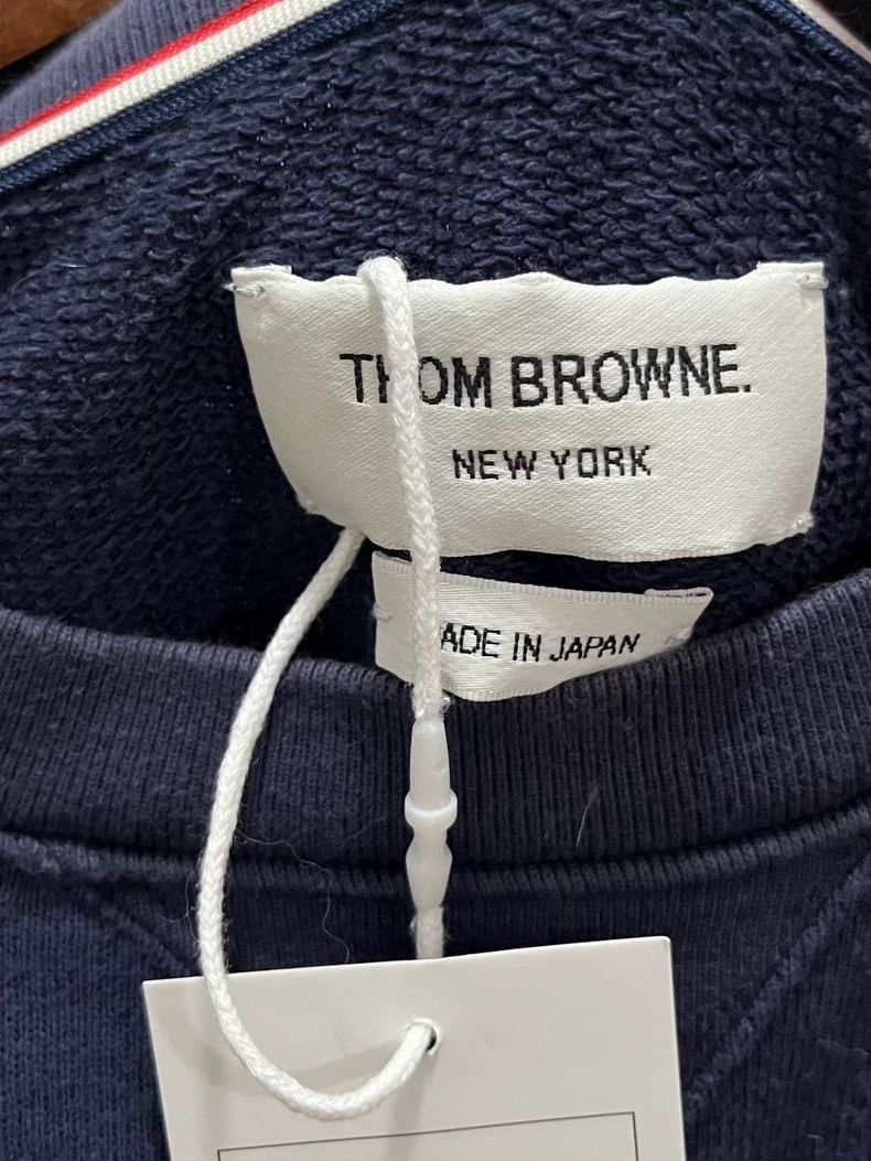Thom Browne thom browneClassic four-striped blue sweatshirt 2503-Nextar Size US S / EU 44-46 / 1 - 3 Thumbnail