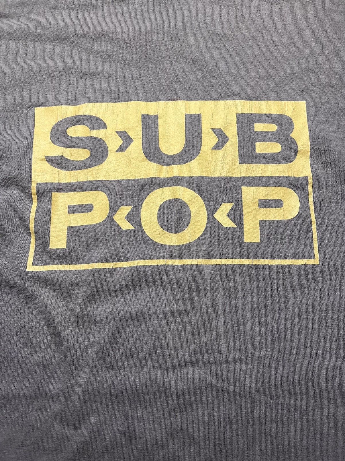 Nirvana Vintage Sub Pop record label “NO COMMENT” Size US S / EU 44-46 / 1 - 4 Thumbnail