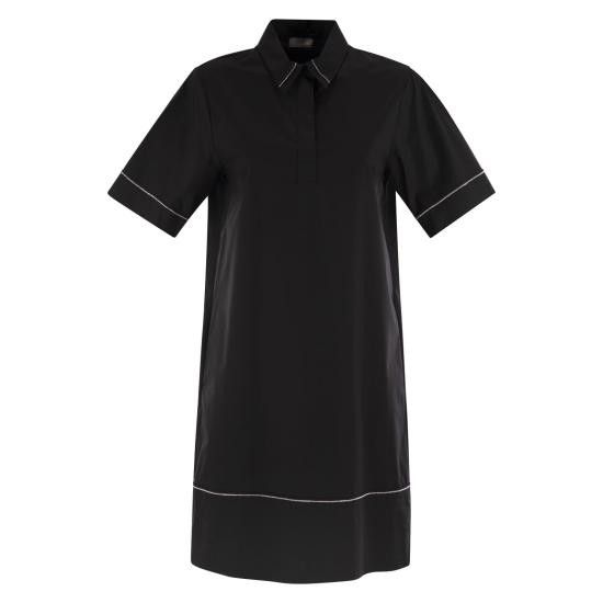 Peserico PESERICO Women Mid Skirts S02679 BLACK Size L / US 10 / IT 46 - 1 Thumbnail