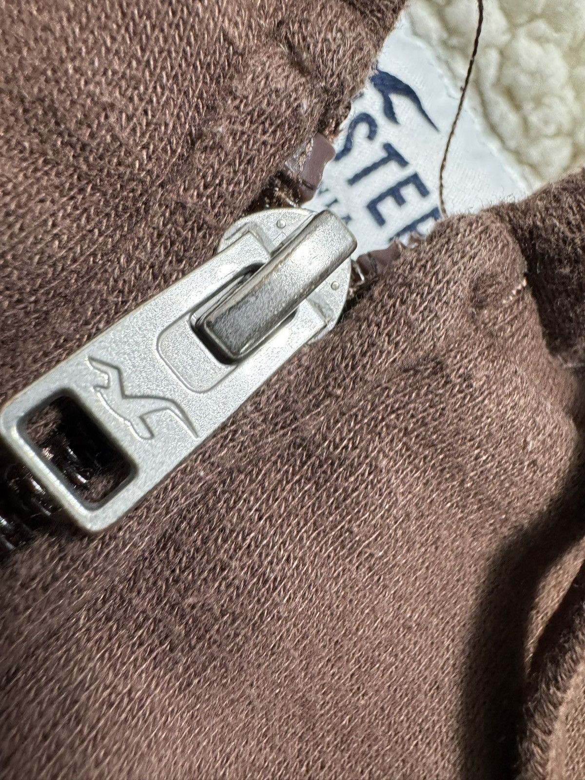 Hollister Hollister Fur Y2K Full Zip Hoodie Brown Big Logo Size S Size US S / EU 44-46 / 1 - 7 Thumbnail