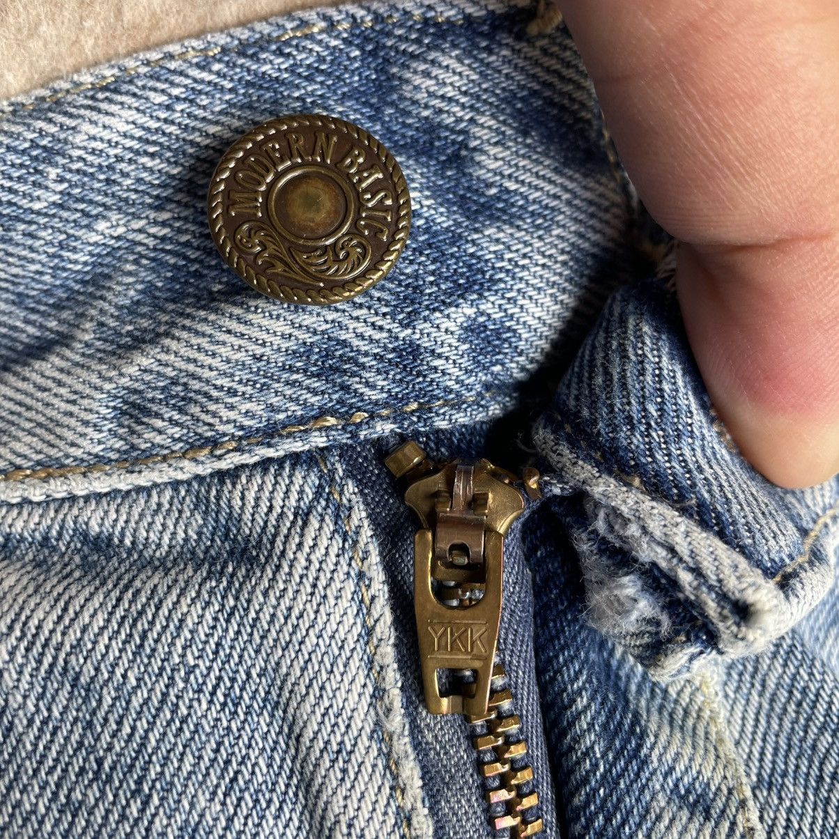 Vintage 🔥Vintage Great White Stoned Washed Ripped Distress Jeans Size US 34 / EU 50 - 13 Thumbnail